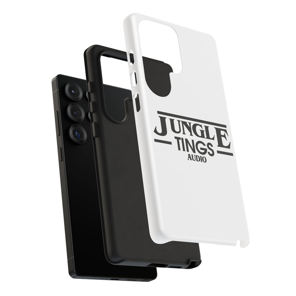 JTA Tough Cases Smartphone White Case Black logo