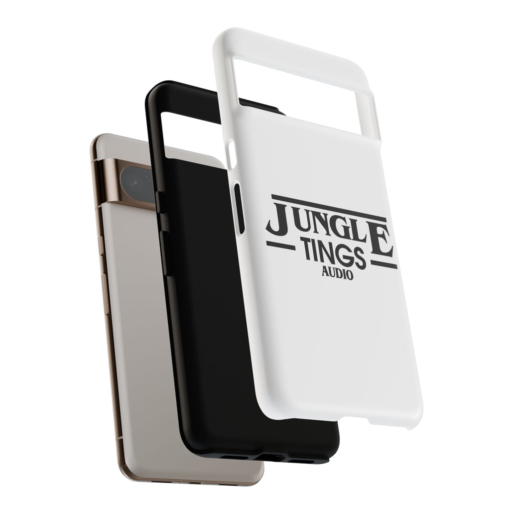 JTA Tough Cases Smartphone White Case Black logo