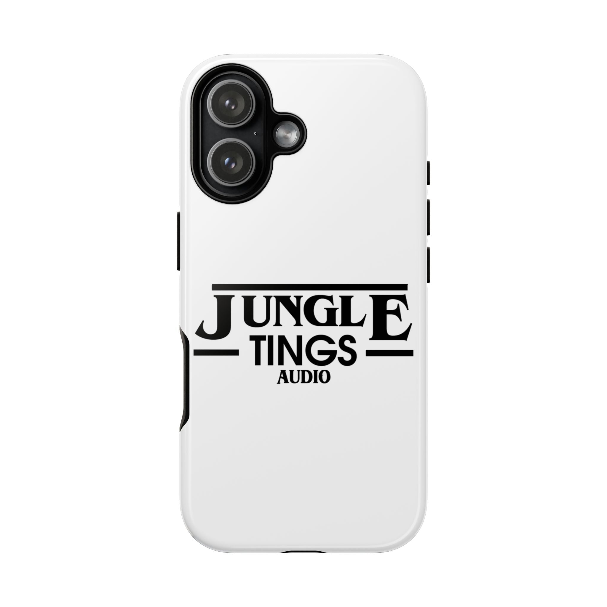 JTA Tough Cases Smartphone White Case Black logo