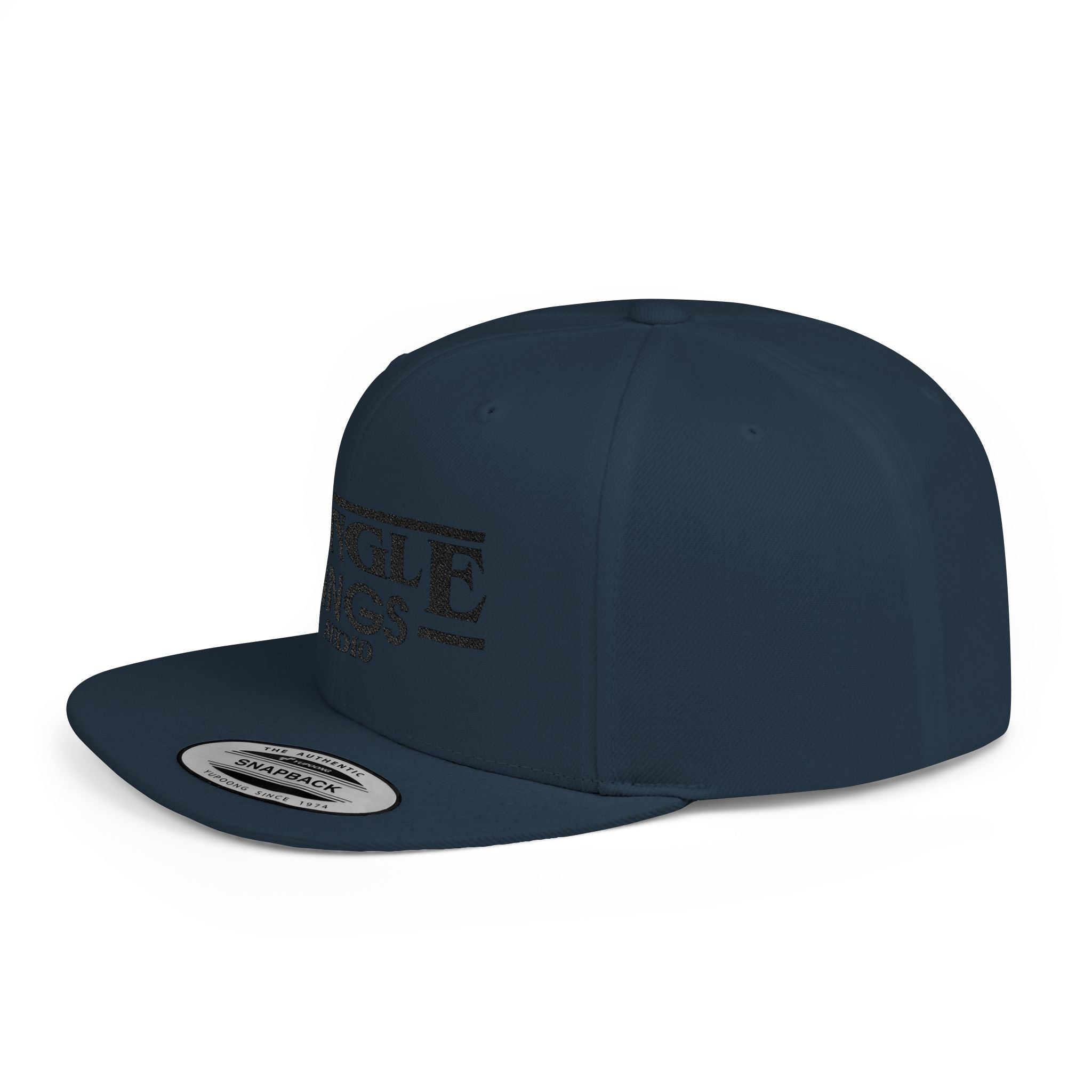 JTA Flat Bill Snapback Black Logo