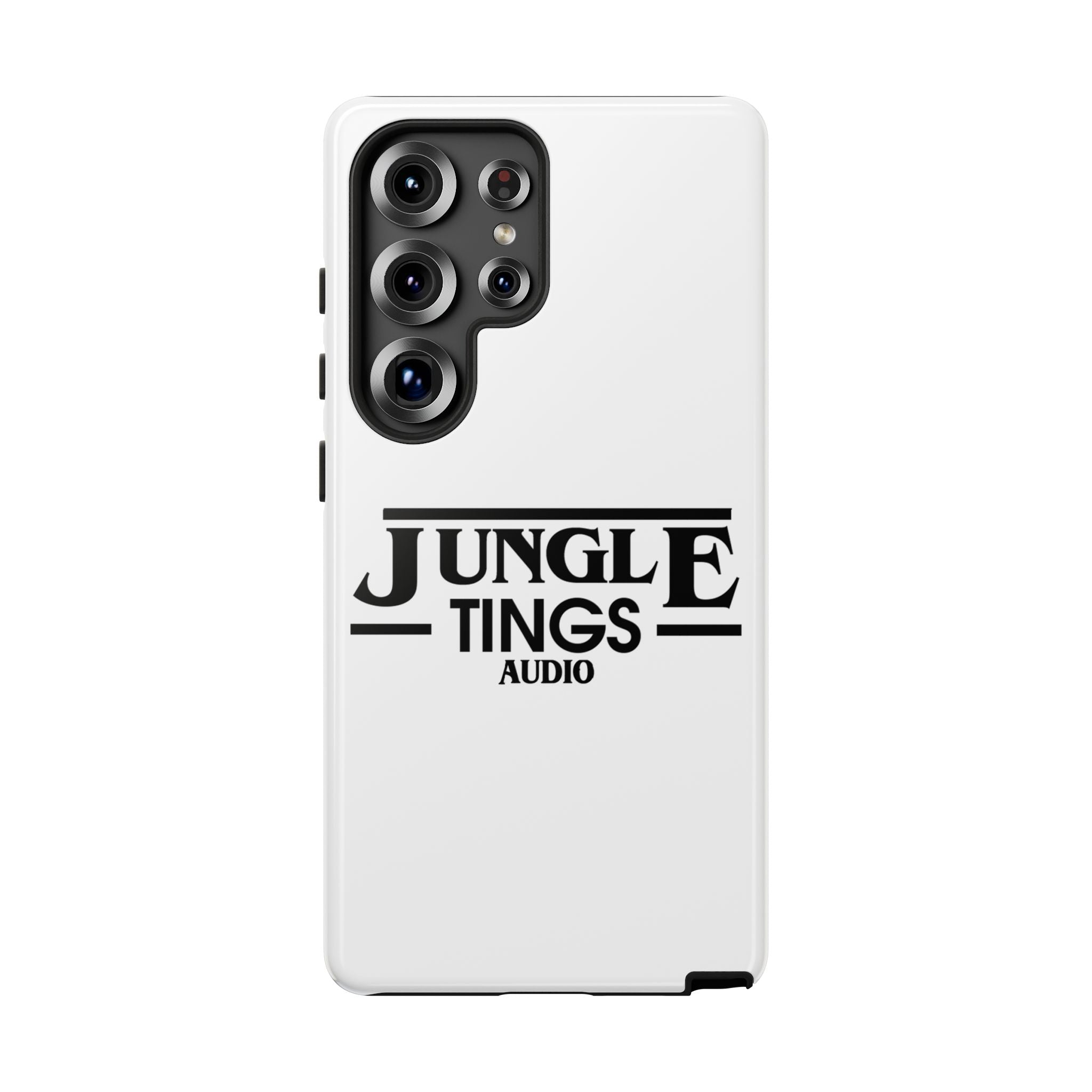 JTA Tough Cases Smartphone White Case Black logo