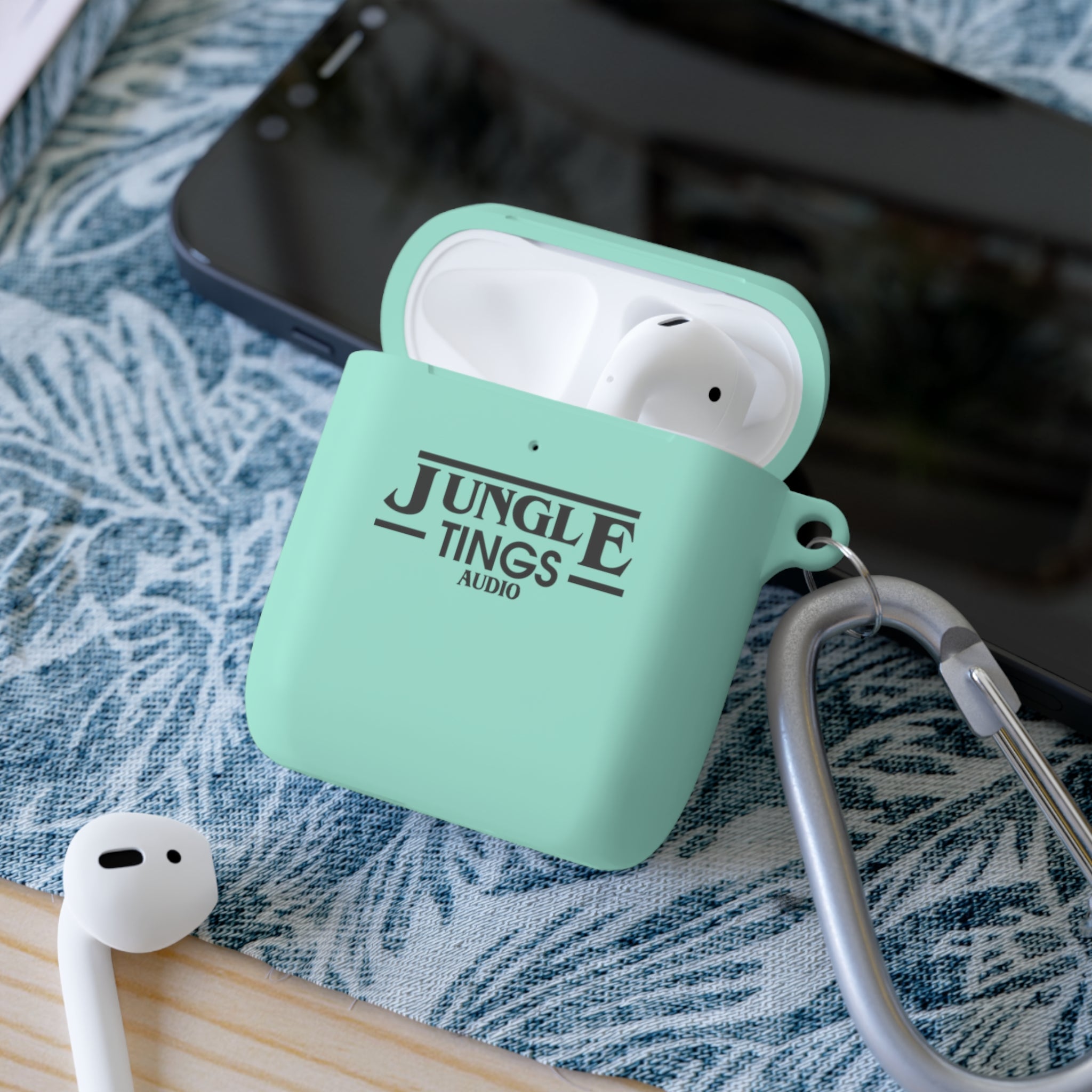 JTA AirPods and AirPods Pro Case Cover Black Logo