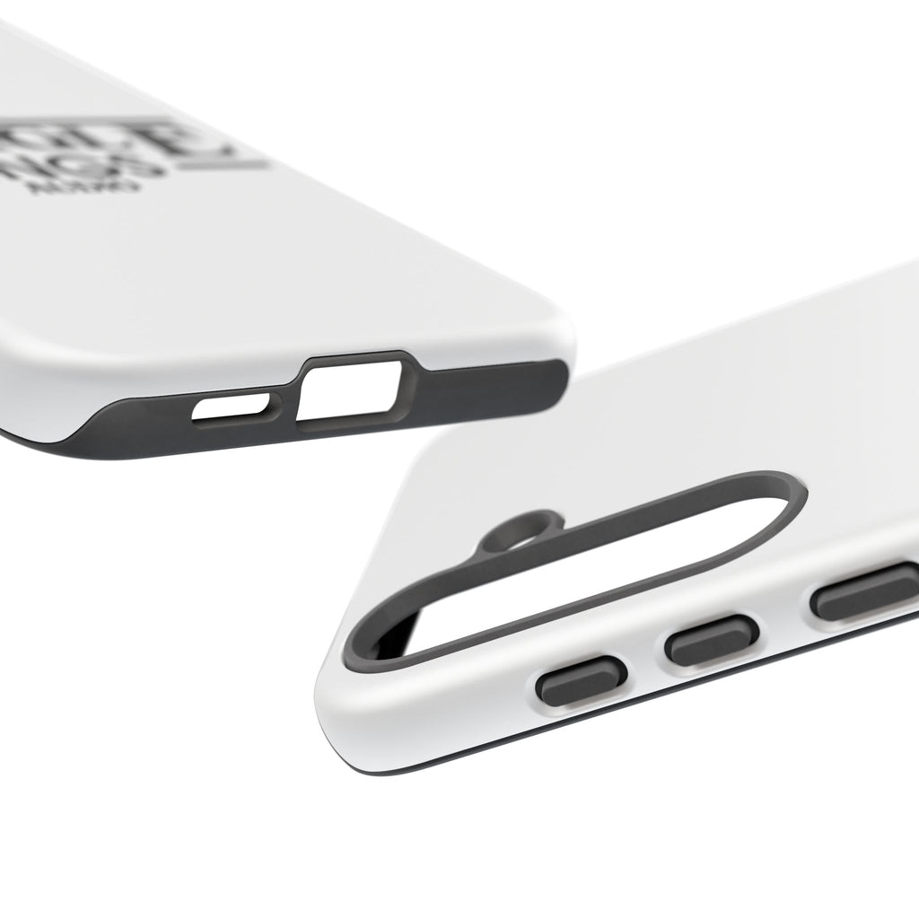 JTA Tough Cases Smartphone White Case Black logo