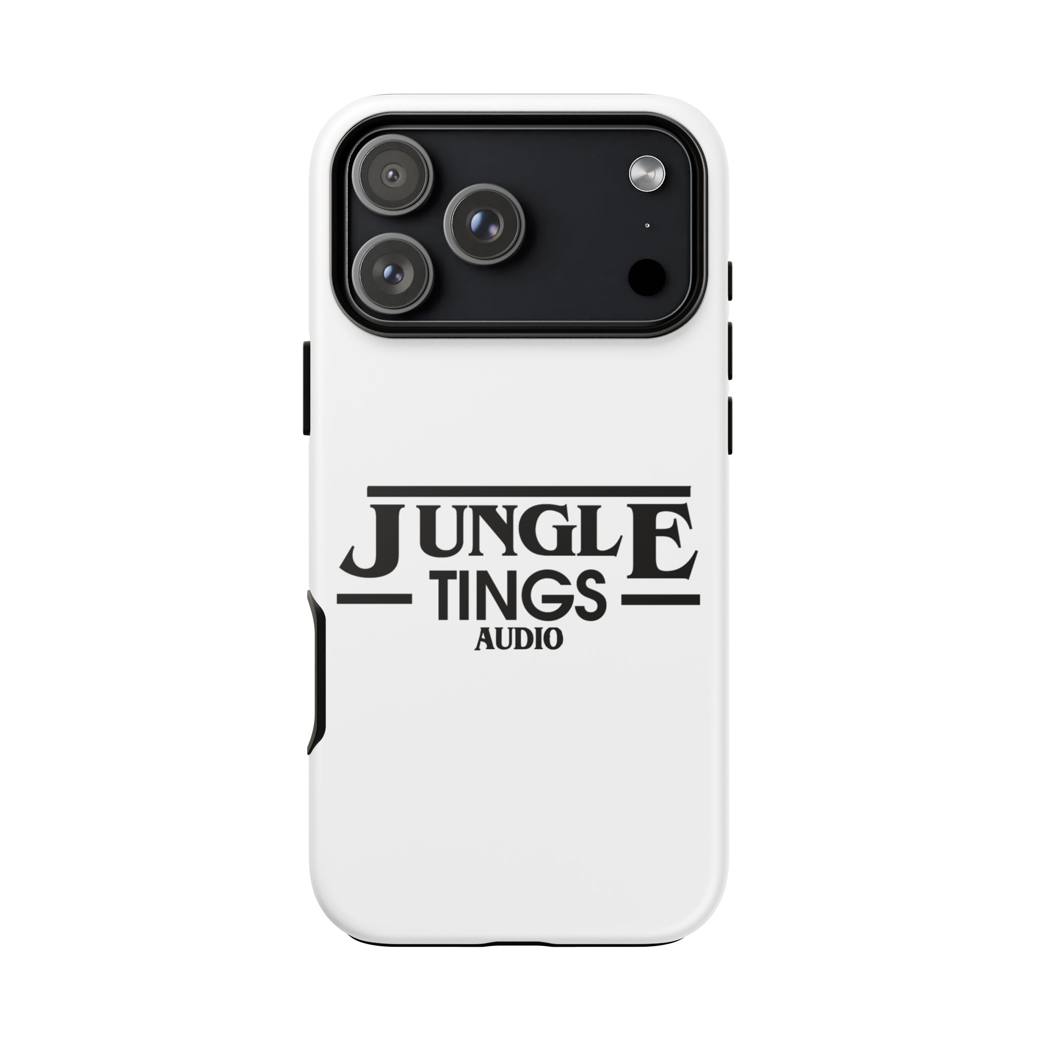 JTA Tough Cases Smartphone White Case Black logo