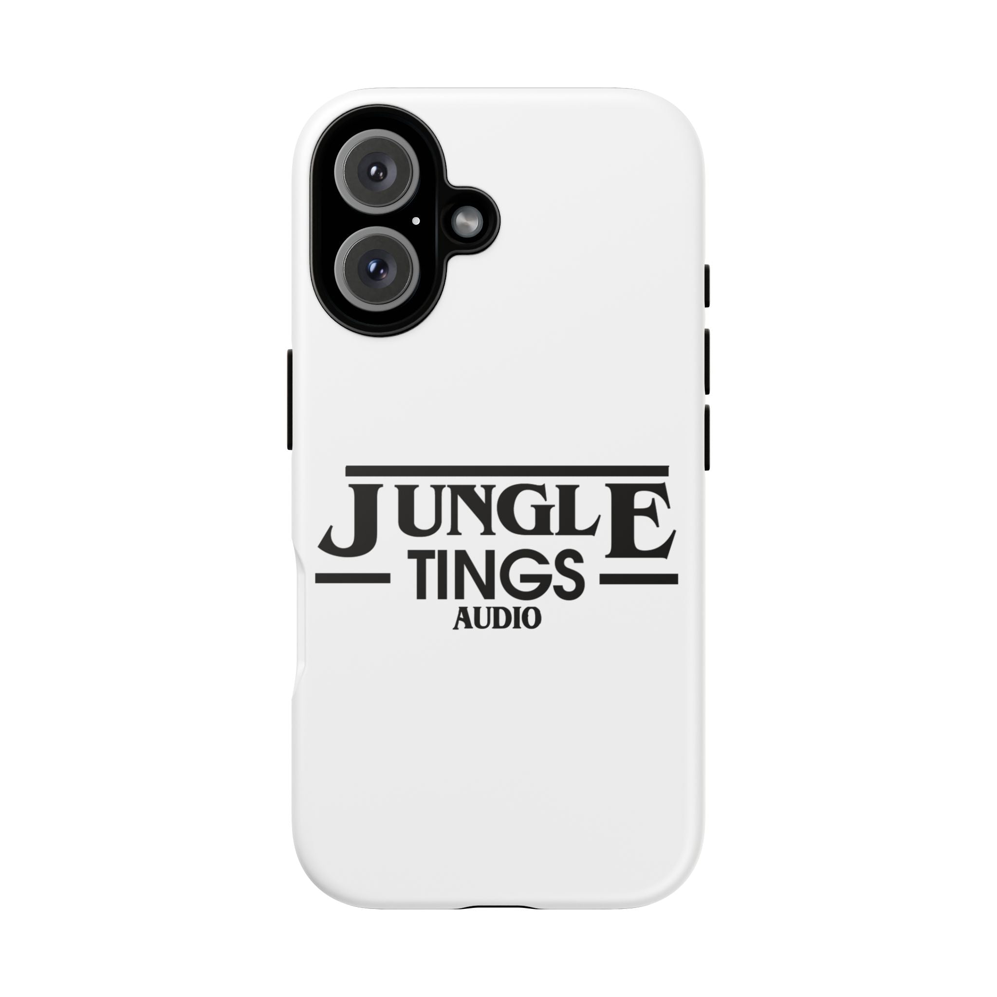 JTA Tough Cases Smartphone White Case Black logo