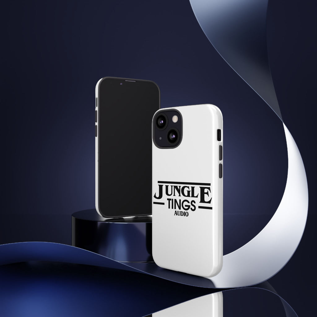 JTA Tough Cases Smartphone White Case Black logo