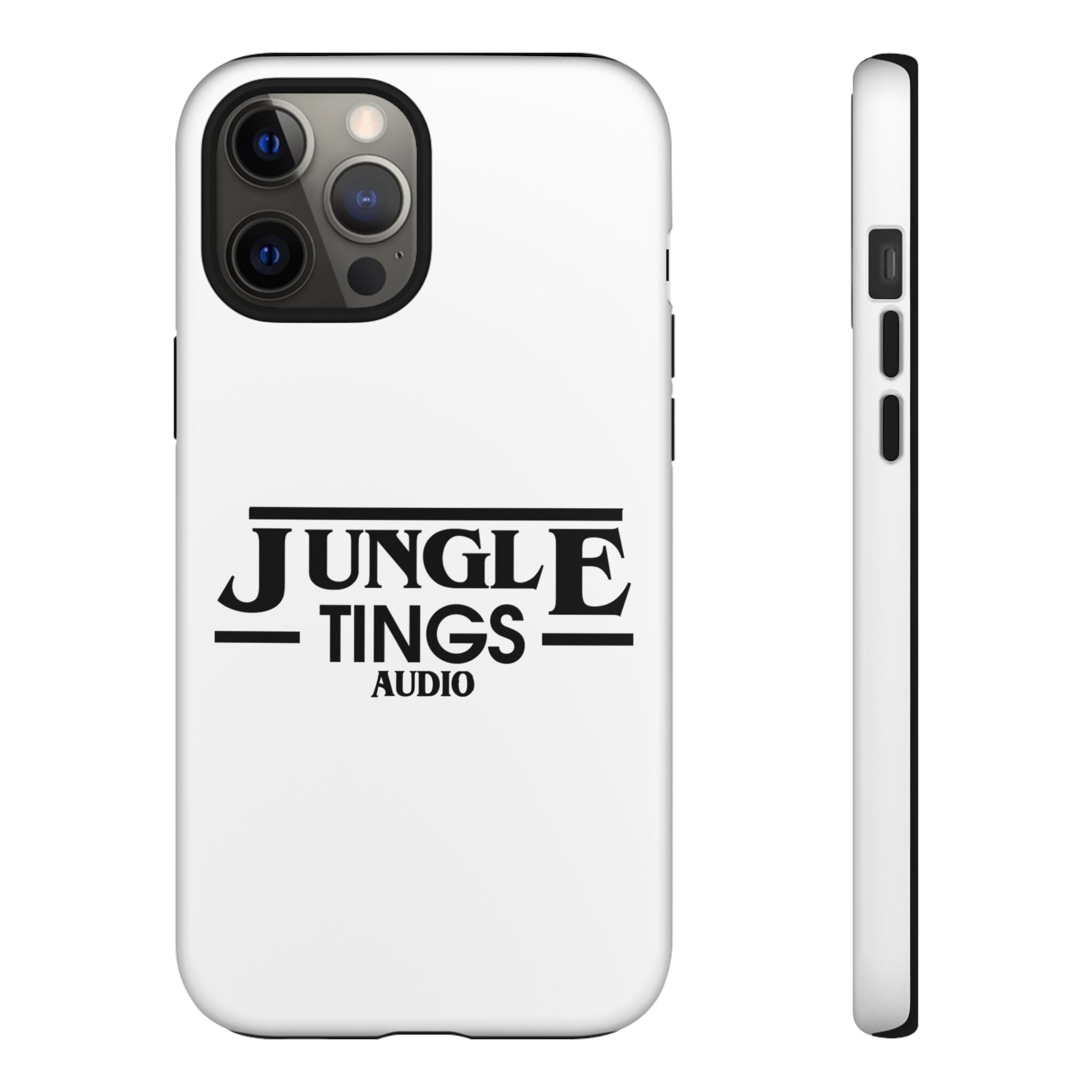 JTA Tough Cases Smartphone White Case Black logo