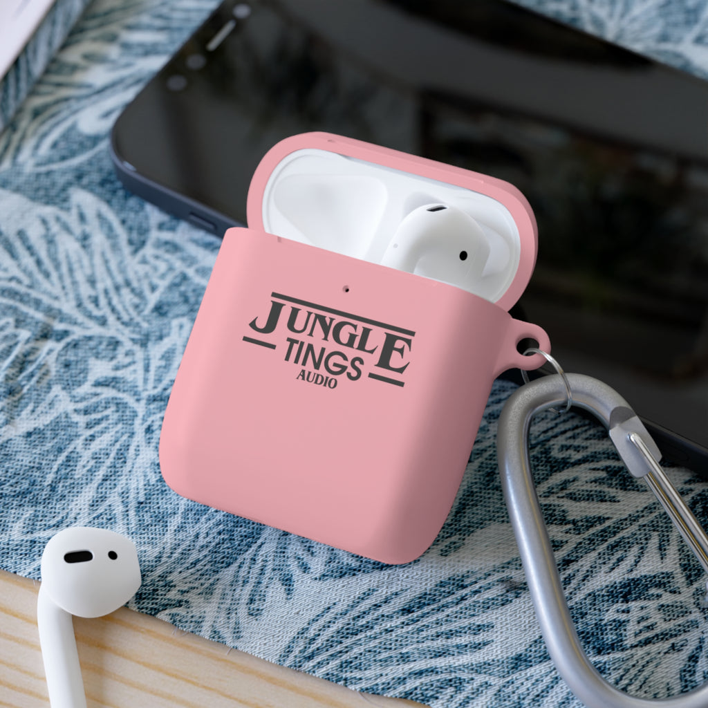 JTA AirPods and AirPods Pro Case Cover Black Logo