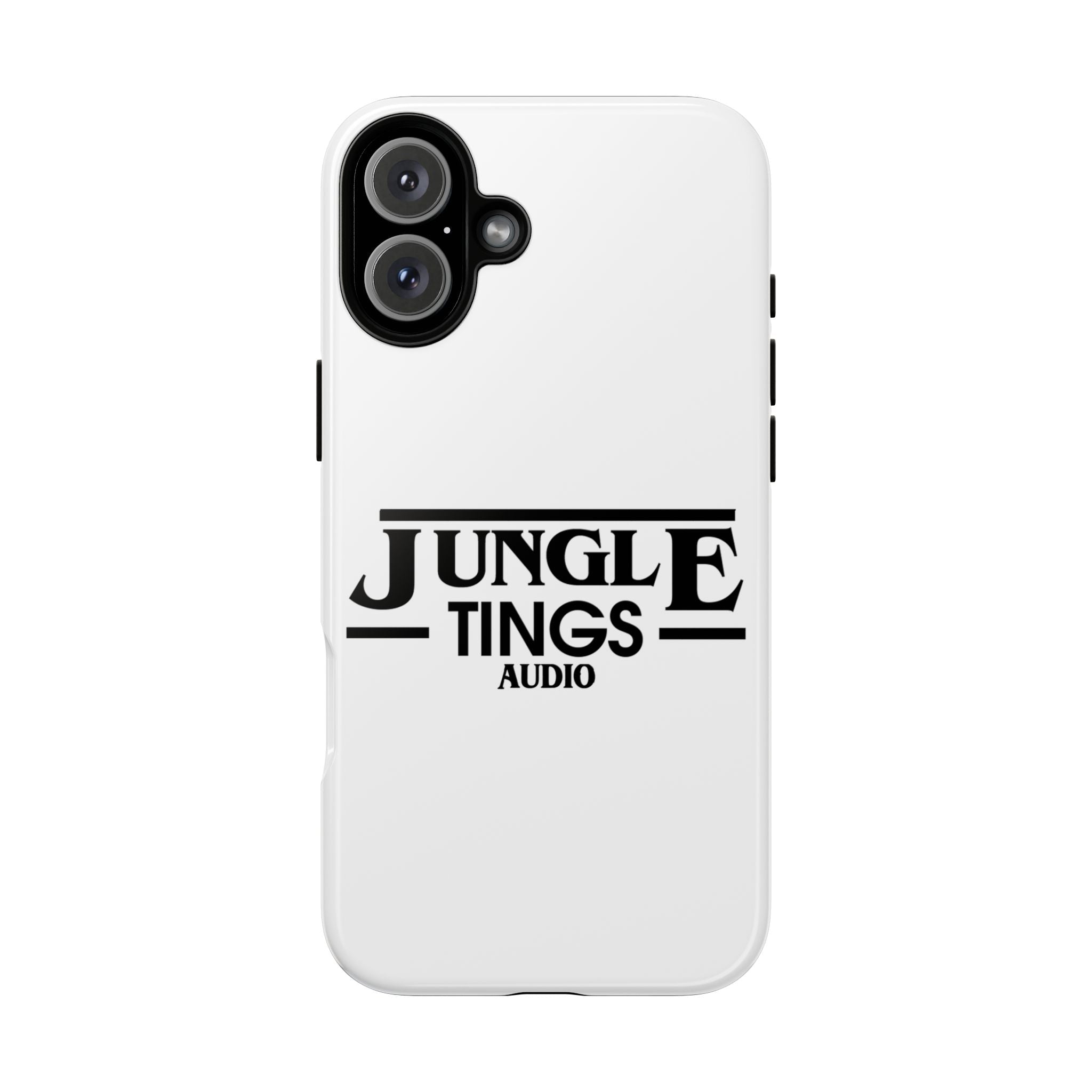 JTA Tough Cases Smartphone White Case Black logo