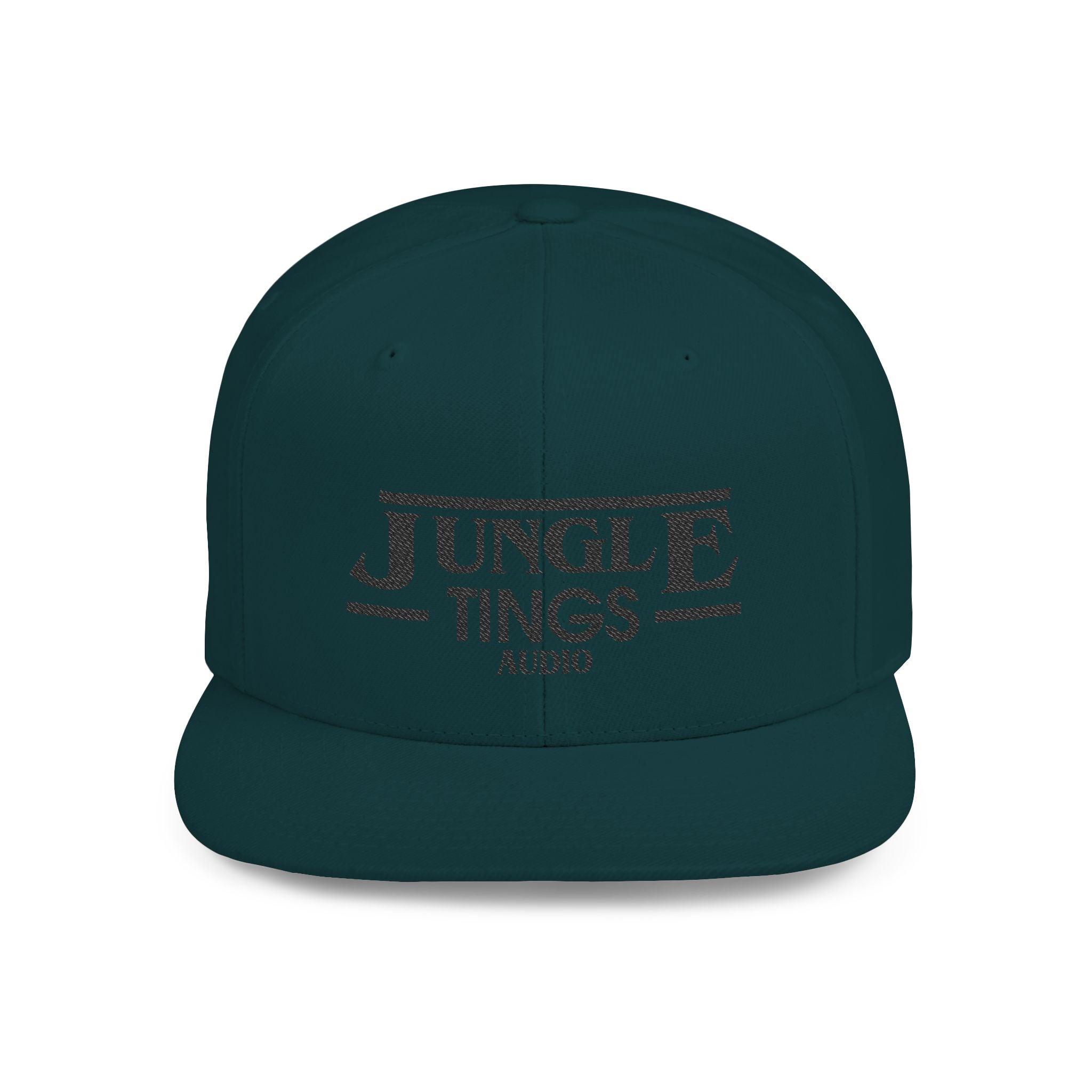 JTA Flat Bill Snapback Black Logo