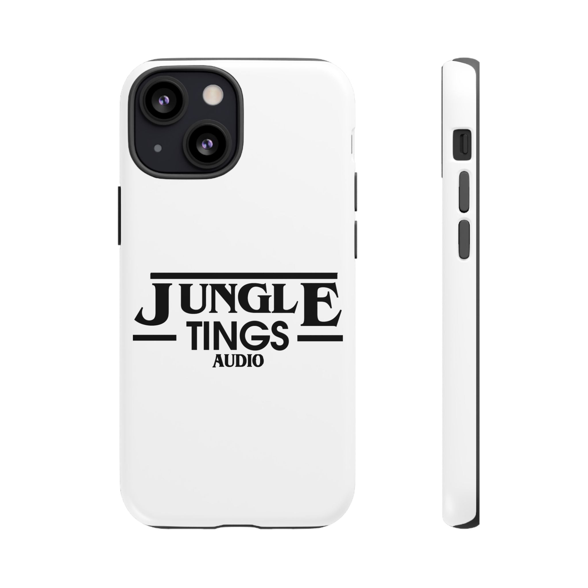 JTA Tough Cases Smartphone White Case Black logo