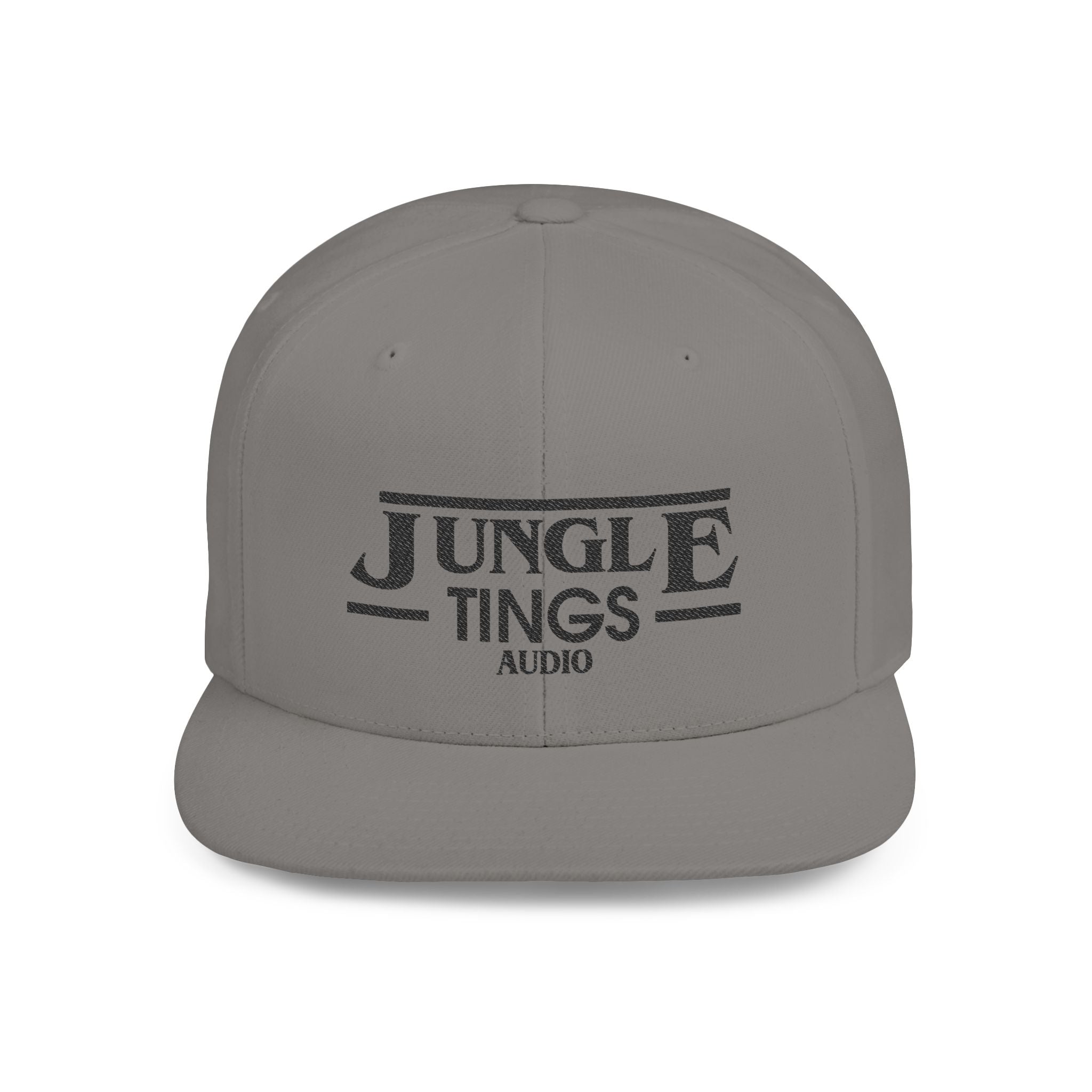 JTA Flat Bill Snapback Black Logo
