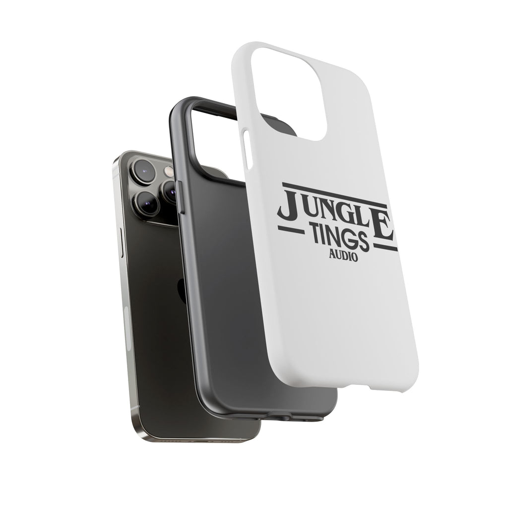 JTA Tough Cases Smartphone White Case Black logo