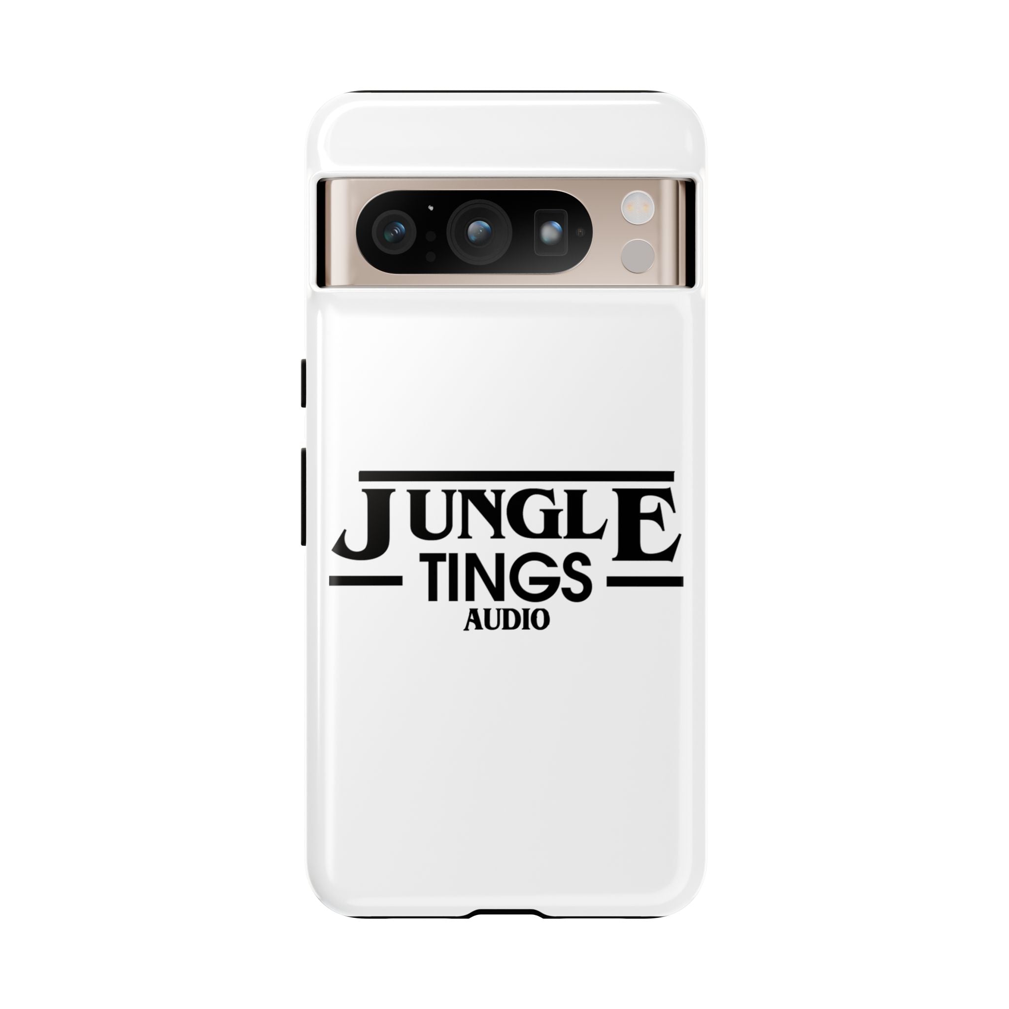 JTA Tough Cases Smartphone White Case Black logo