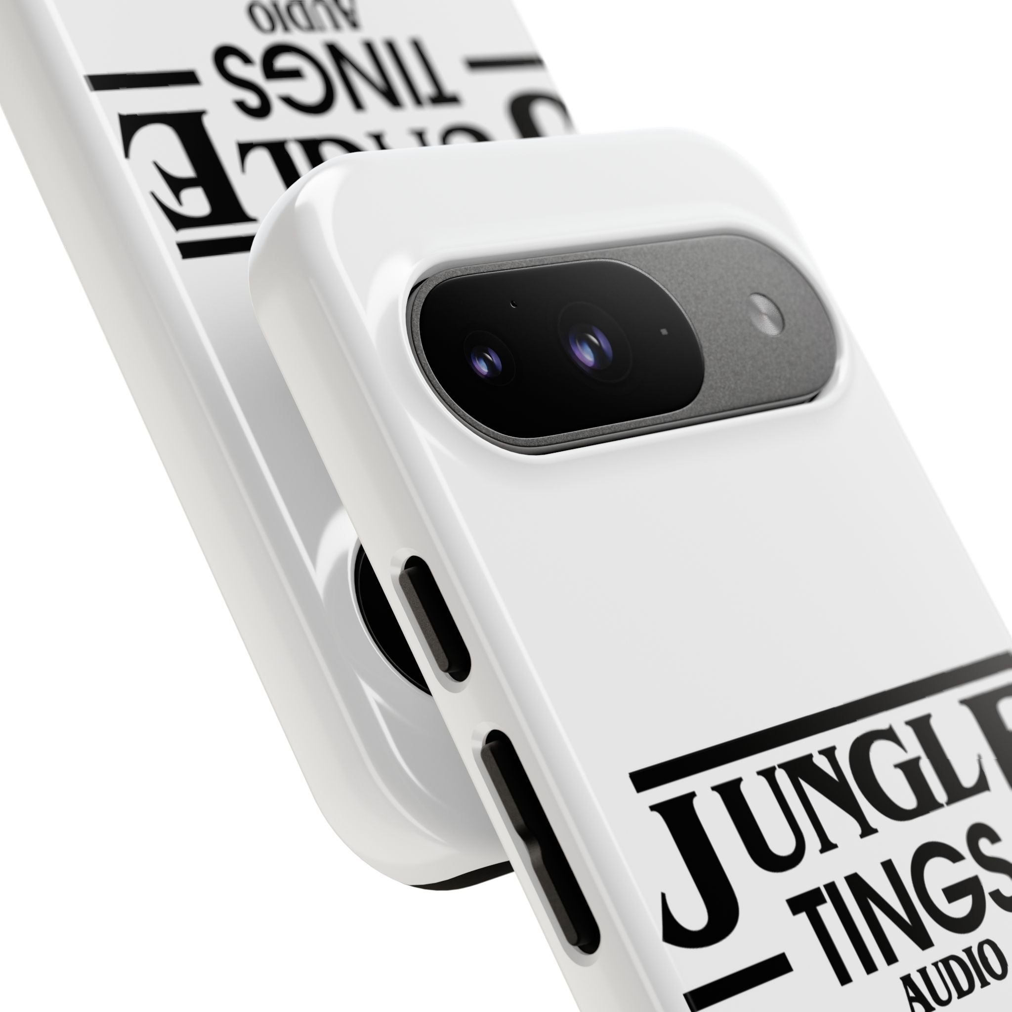 JTA Tough Cases Smartphone White Case Black logo