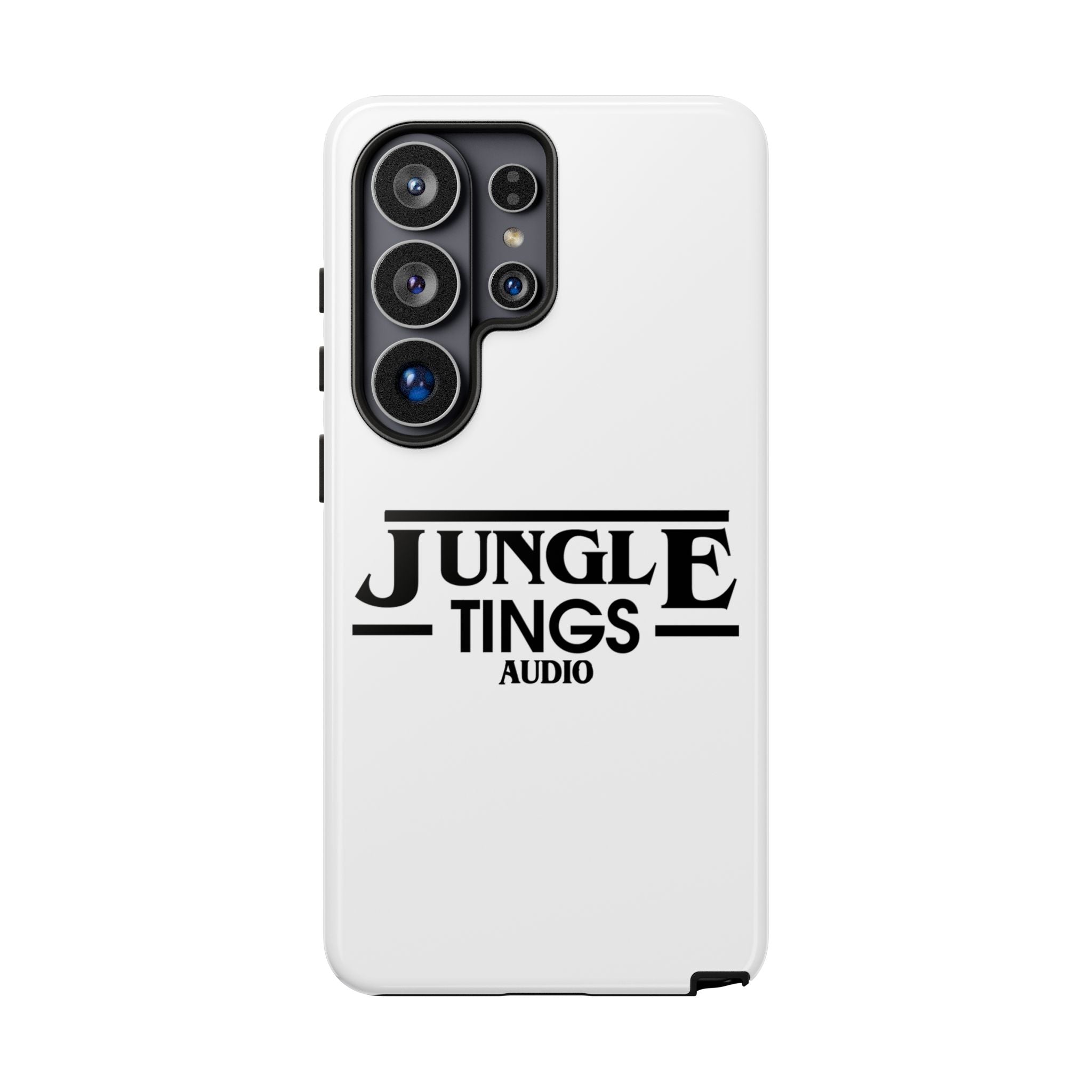 JTA Tough Cases Smartphone White Case Black logo