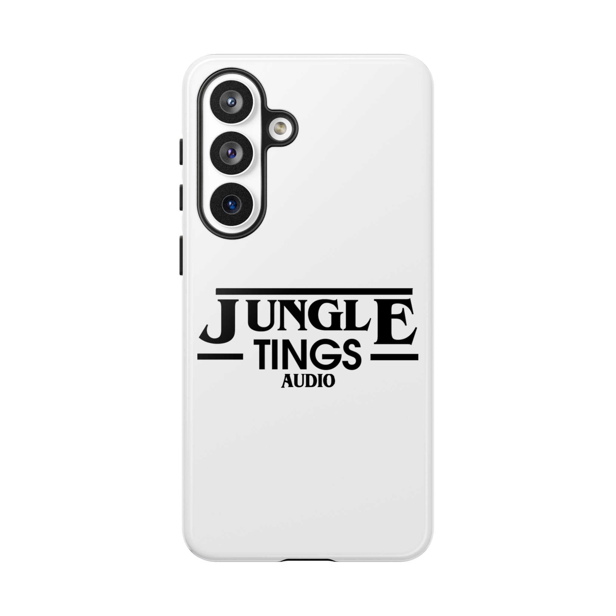JTA Tough Cases Smartphone White Case Black logo