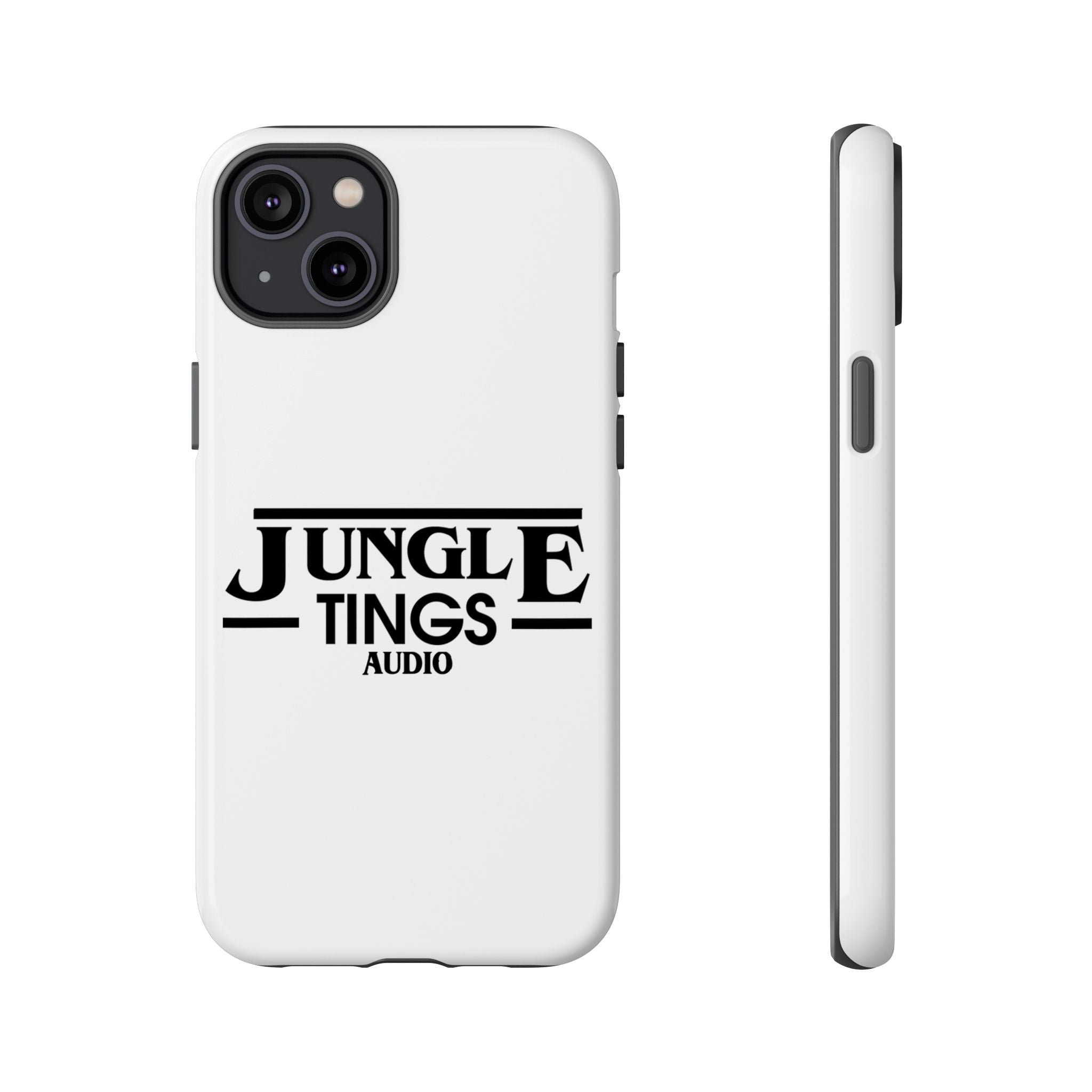 JTA Tough Cases Smartphone White Case Black logo