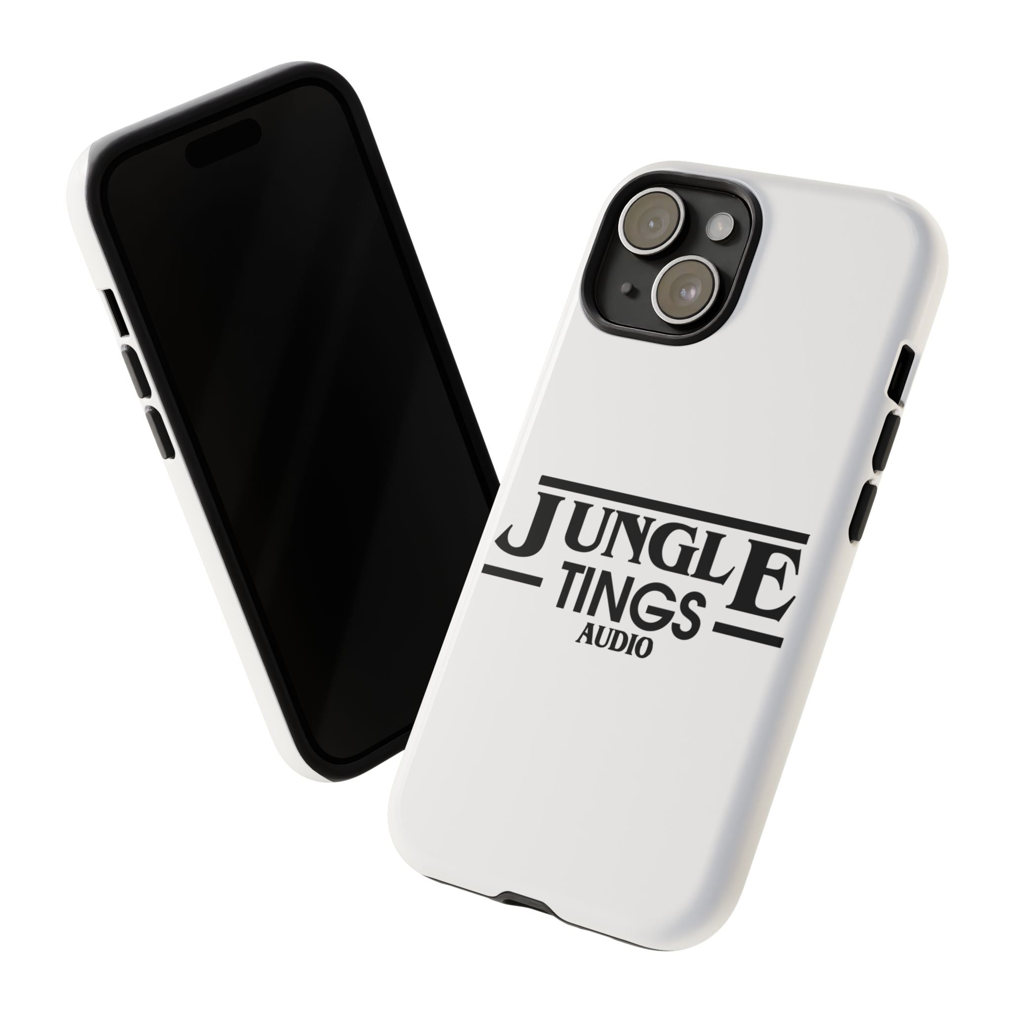 JTA Tough Cases Smartphone White Case Black logo