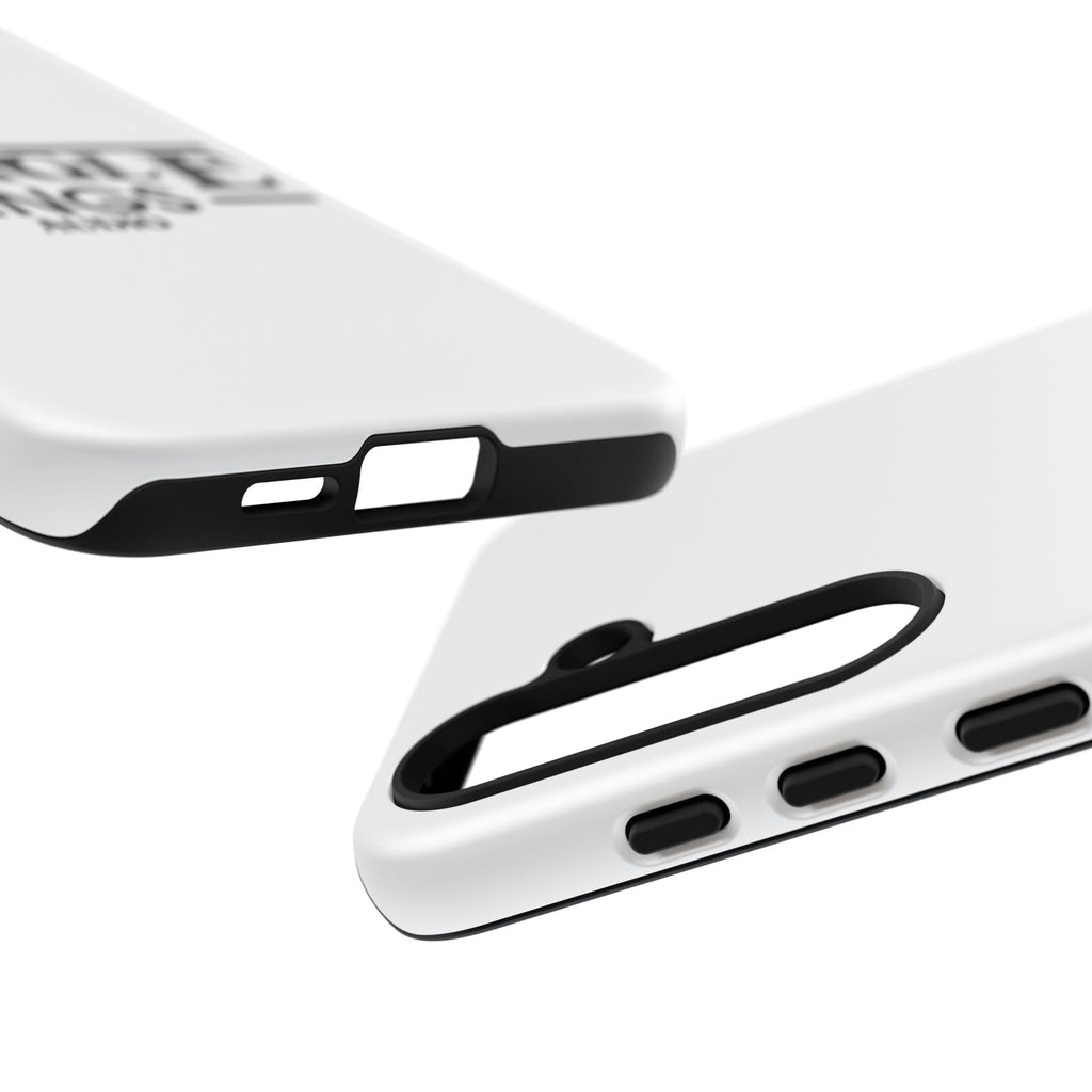 JTA Tough Cases Smartphone White Case Black logo