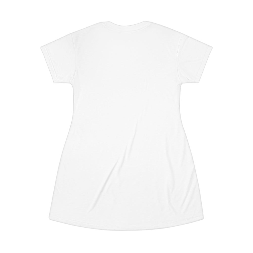 JTA Shirt Dress Black Logo On White