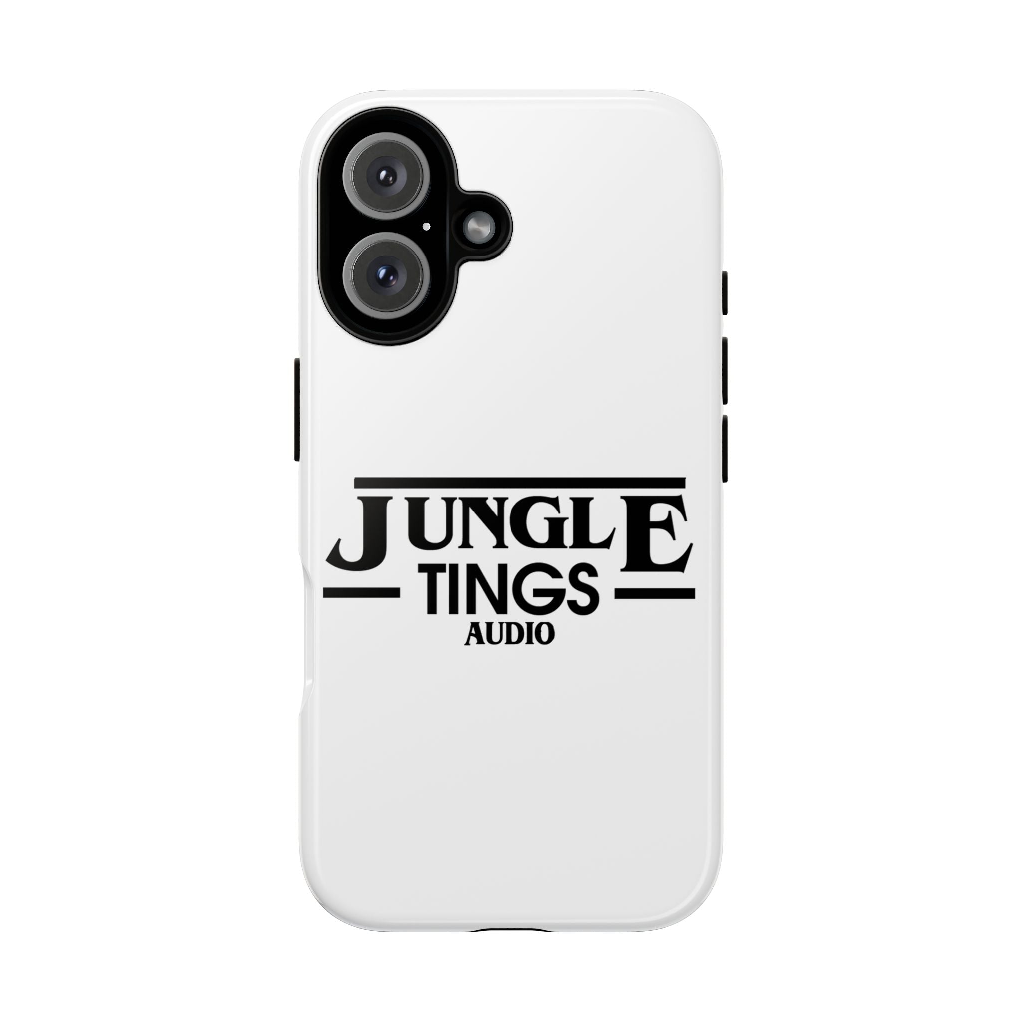 JTA Tough Cases Smartphone White Case Black logo