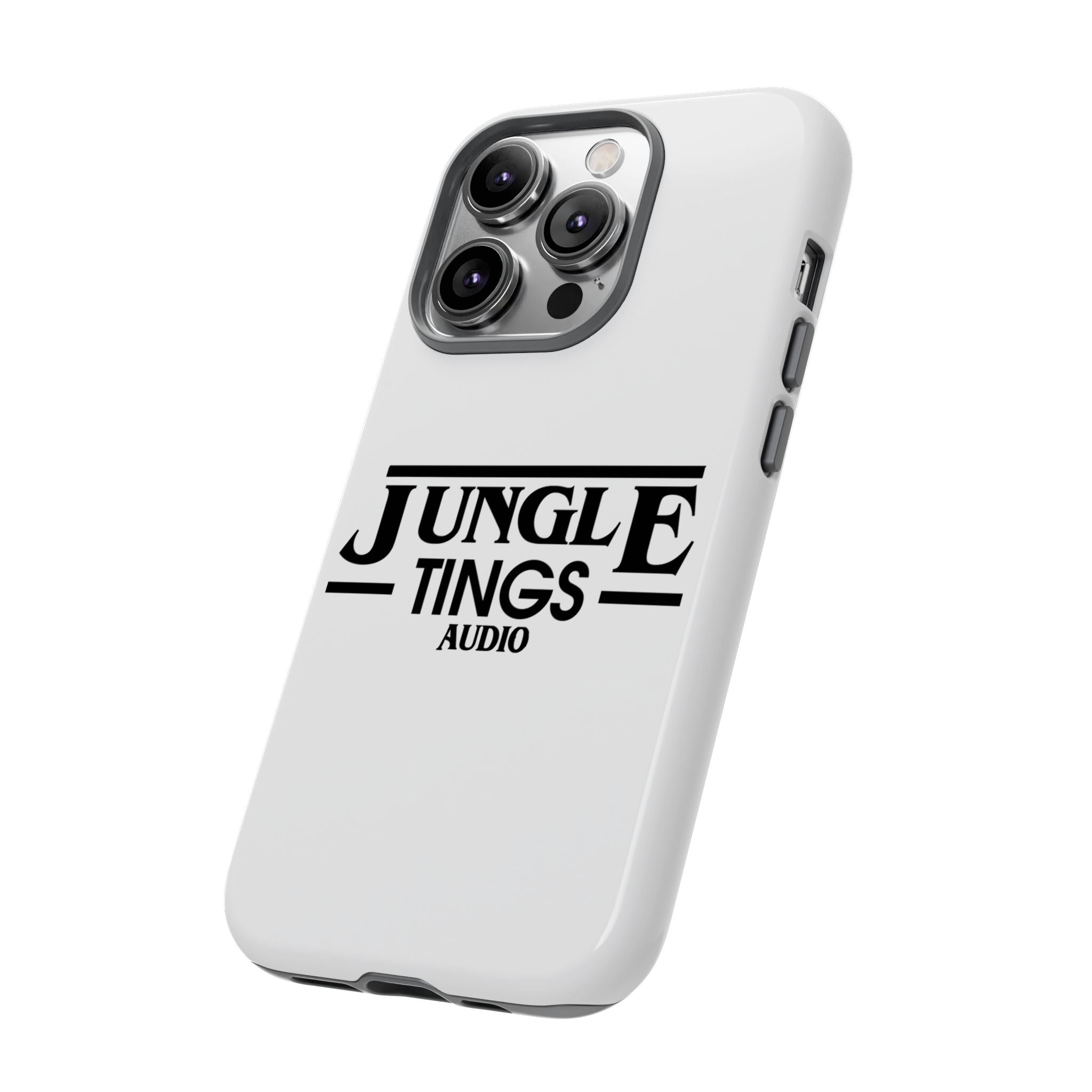 JTA Tough Cases Smartphone White Case Black logo