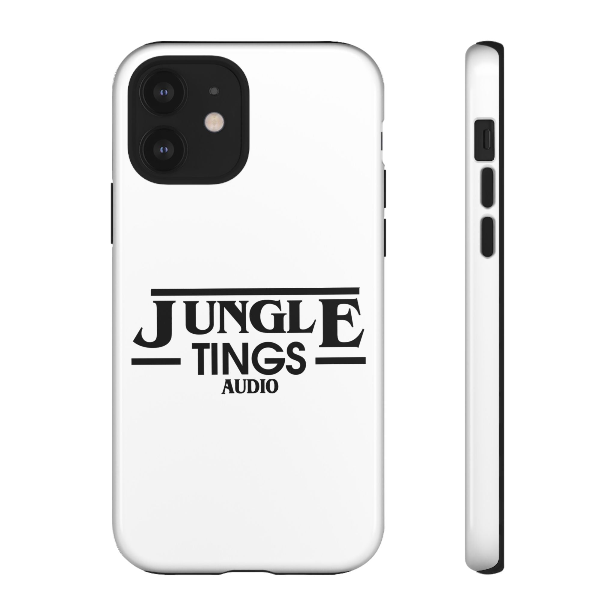 JTA Tough Cases Smartphone White Case Black logo