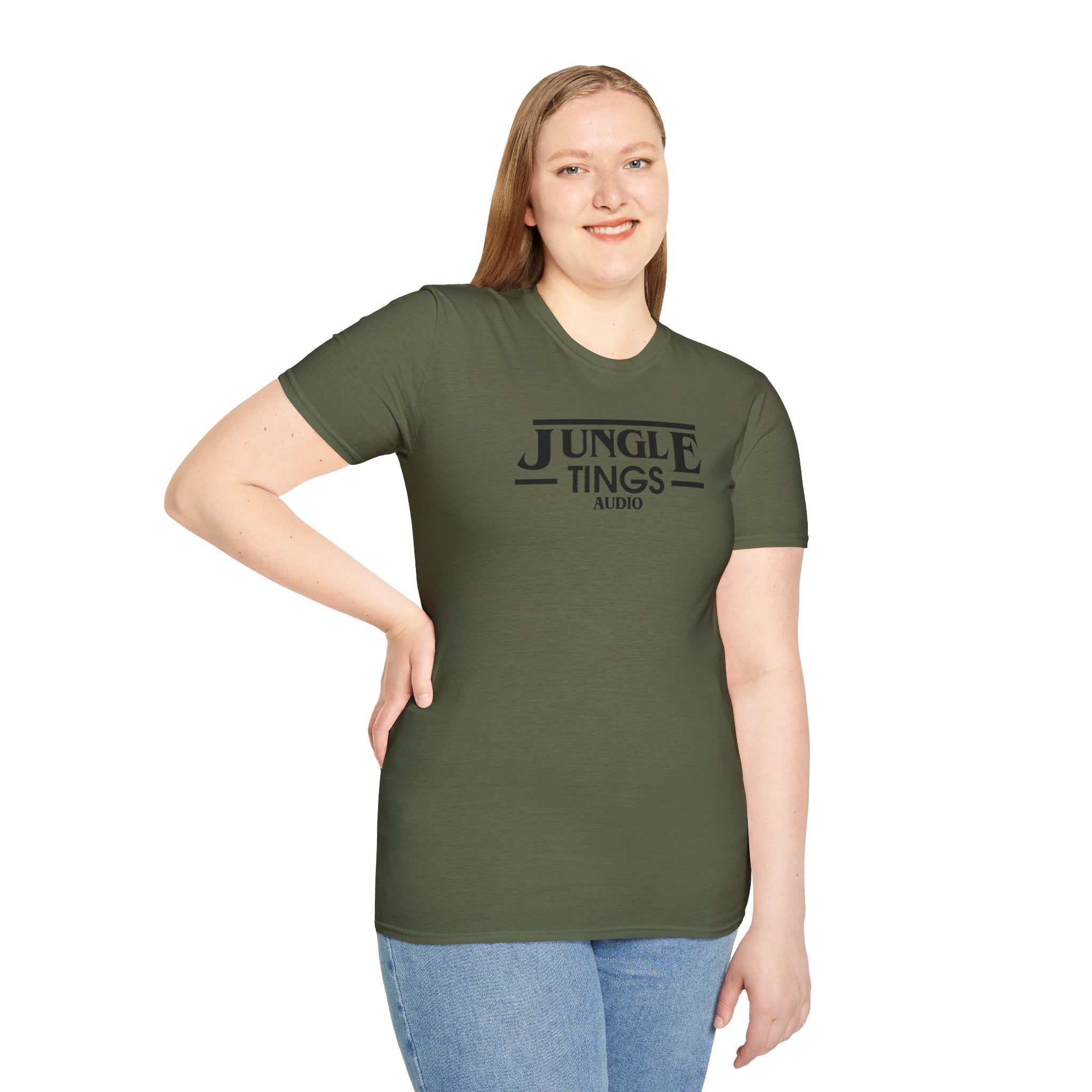 JTA Unisex Softstyle T-Shirt Black Logo
