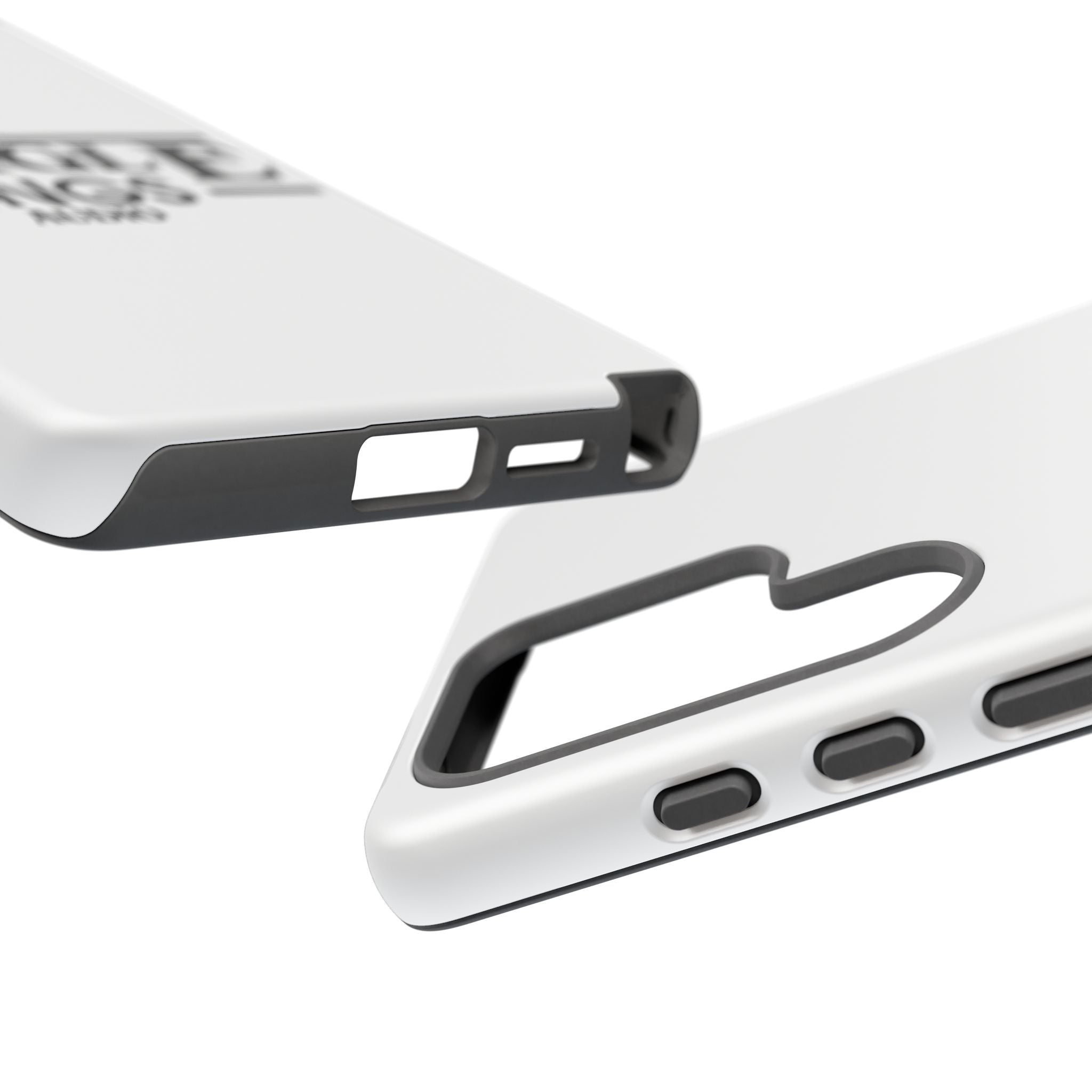 JTA Tough Cases Smartphone White Case Black logo