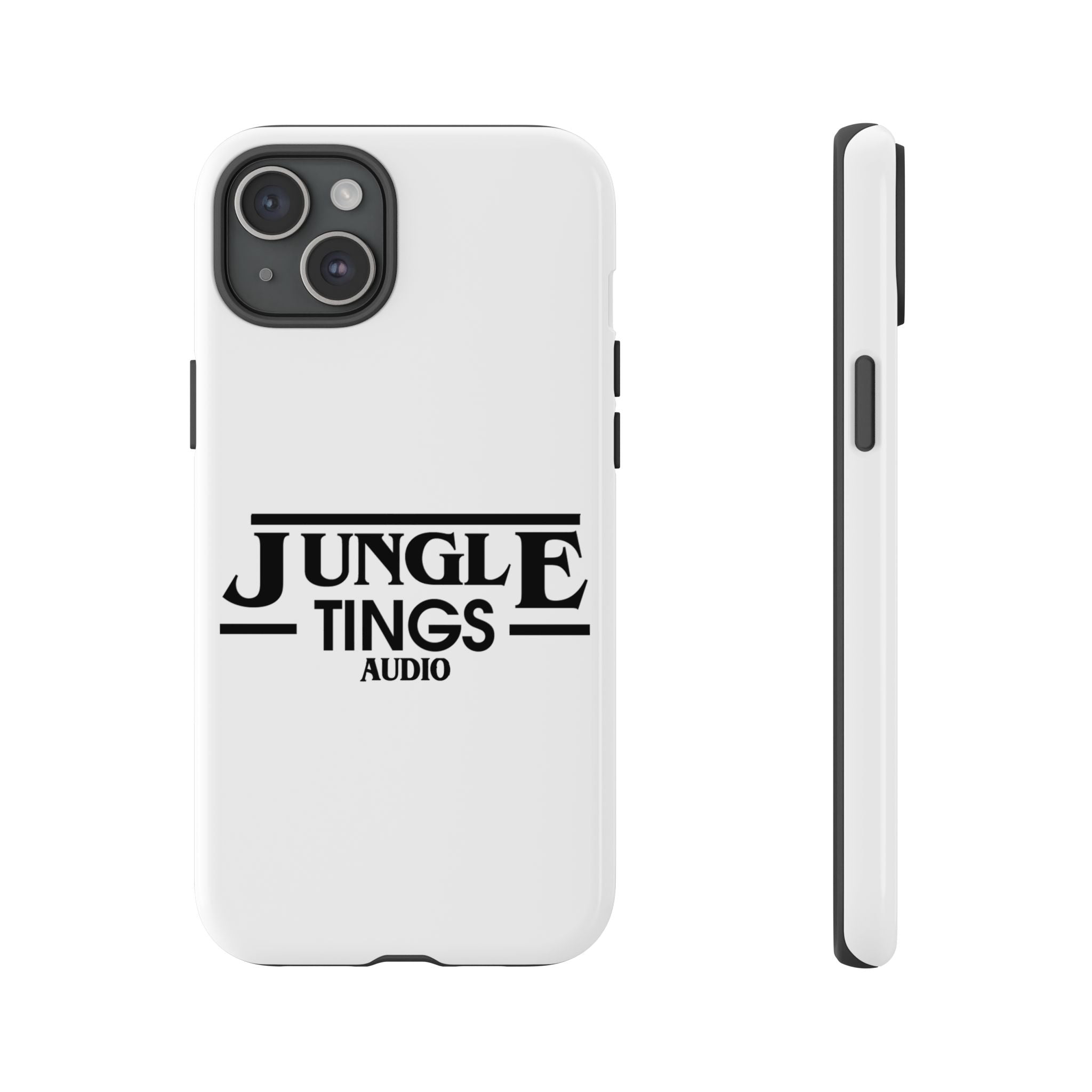 JTA Tough Cases Smartphone White Case Black logo