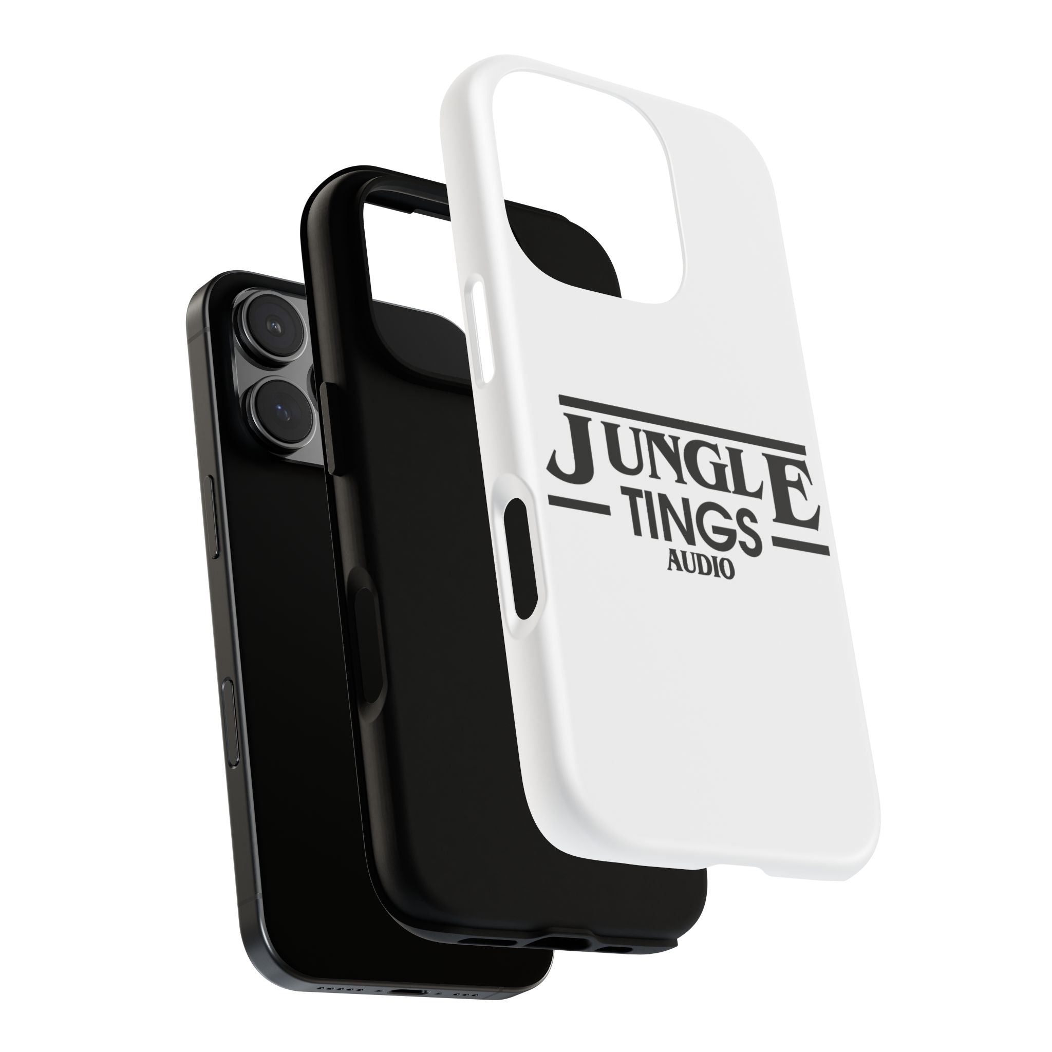 JTA Tough Cases Smartphone White Case Black logo