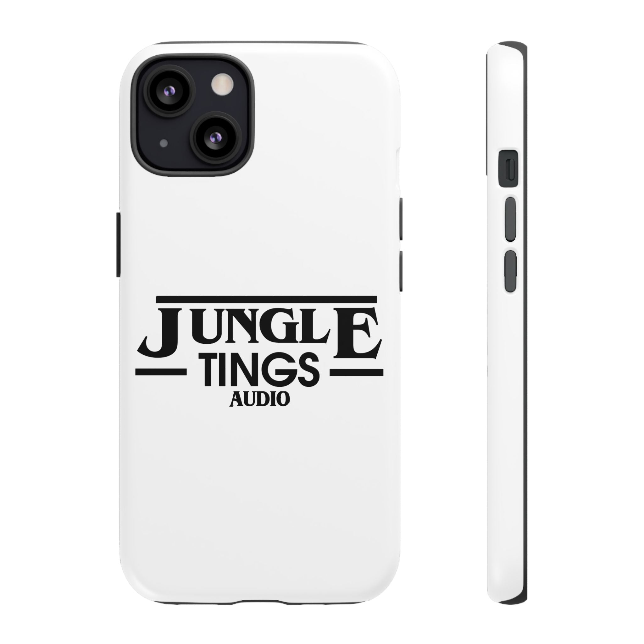 JTA Tough Cases Smartphone White Case Black logo