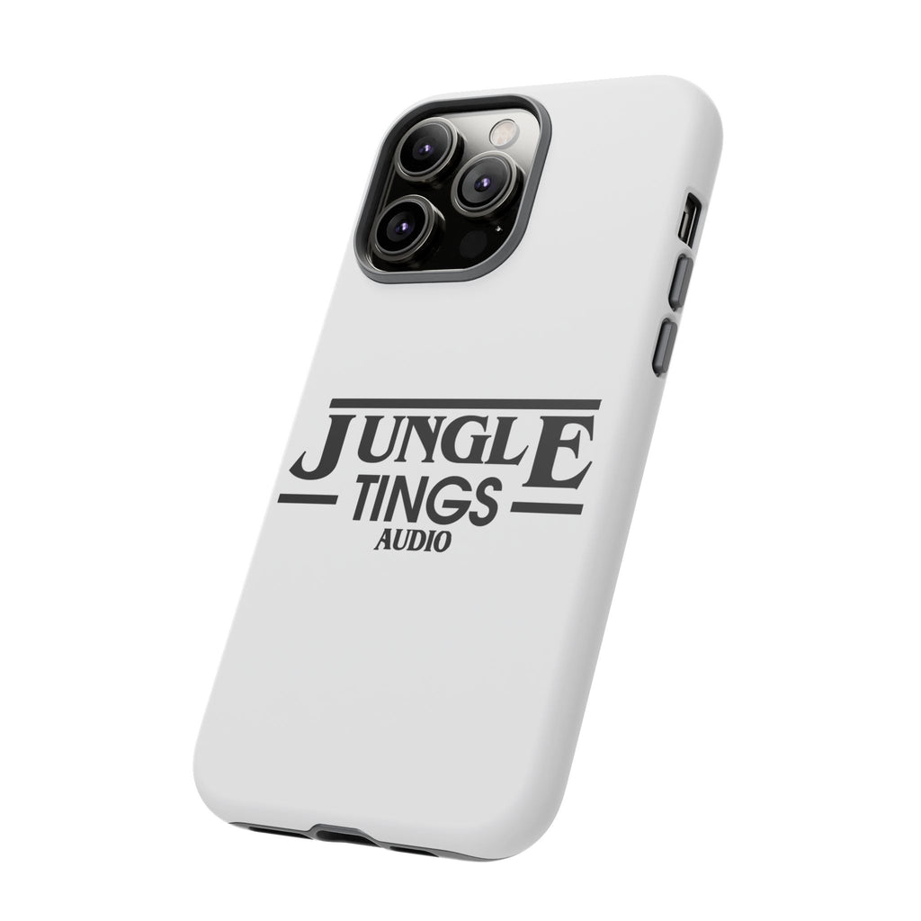 JTA Tough Cases Smartphone White Case Black logo