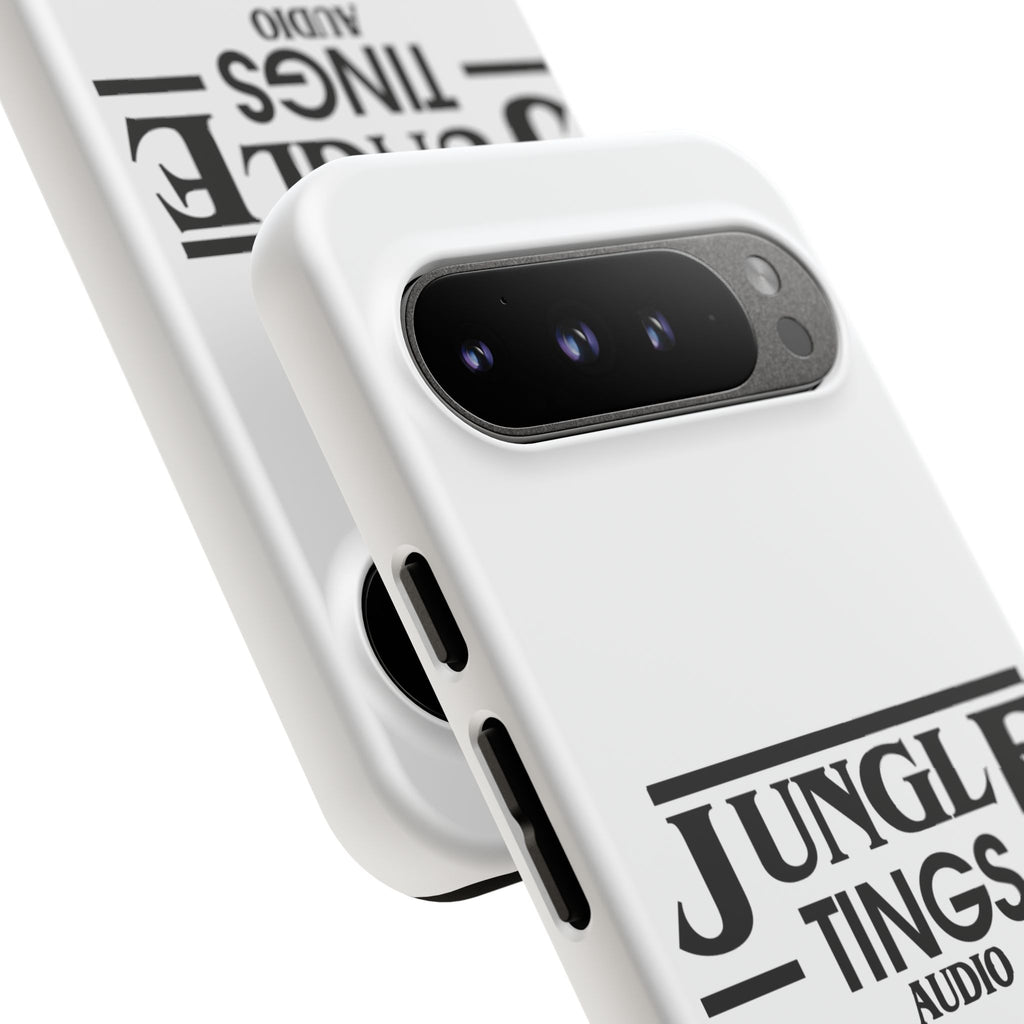 JTA Tough Cases Smartphone White Case Black logo