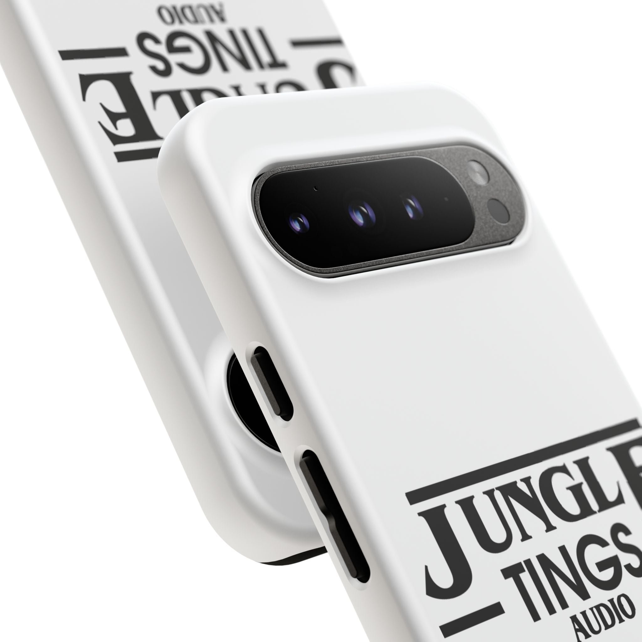 JTA Tough Cases Smartphone White Case Black logo