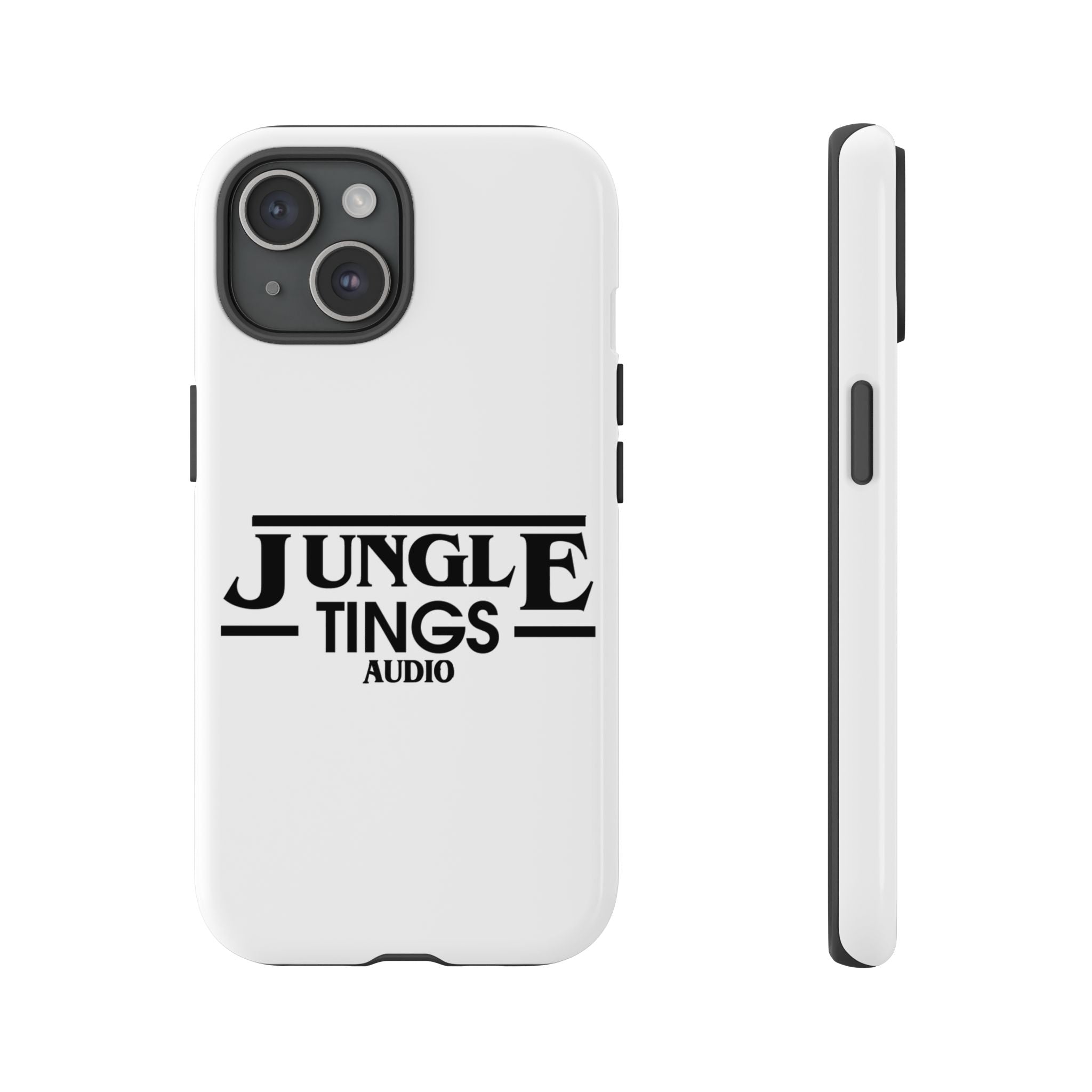 JTA Tough Cases Smartphone White Case Black logo