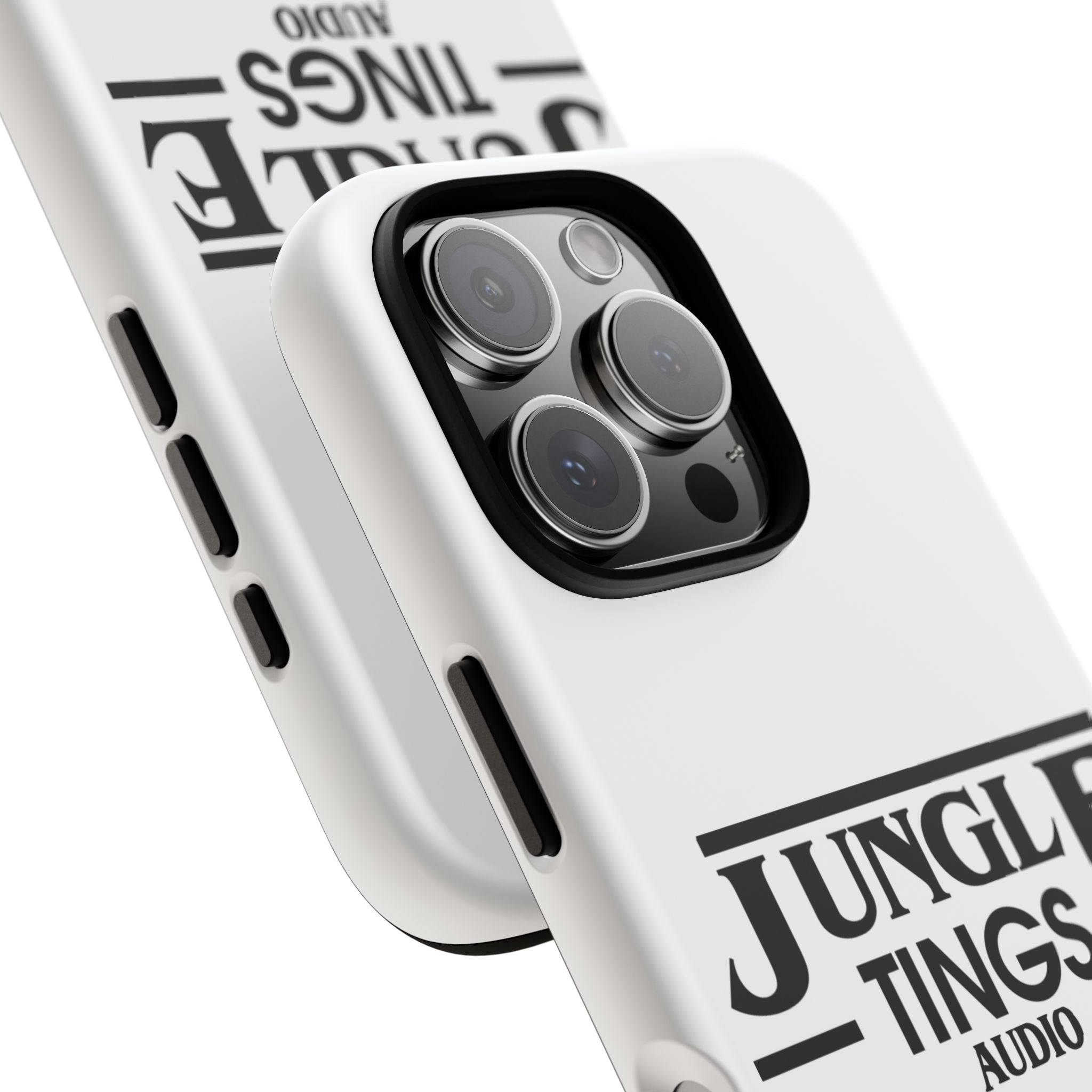 JTA Tough Cases Smartphone White Case Black logo