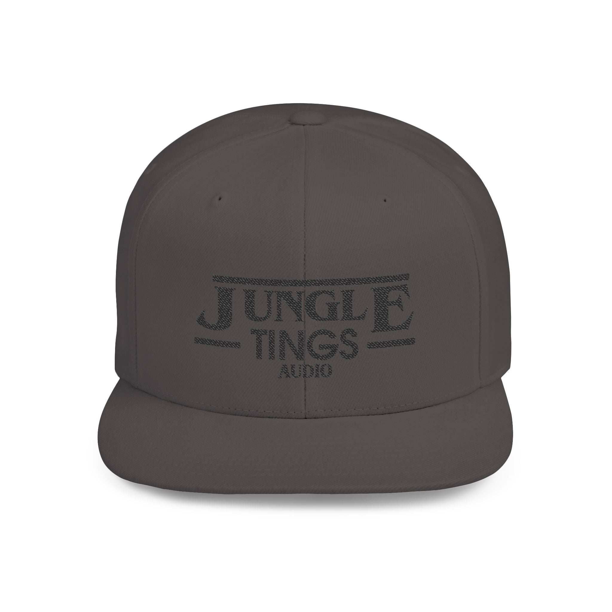 JTA Flat Bill Snapback Black Logo