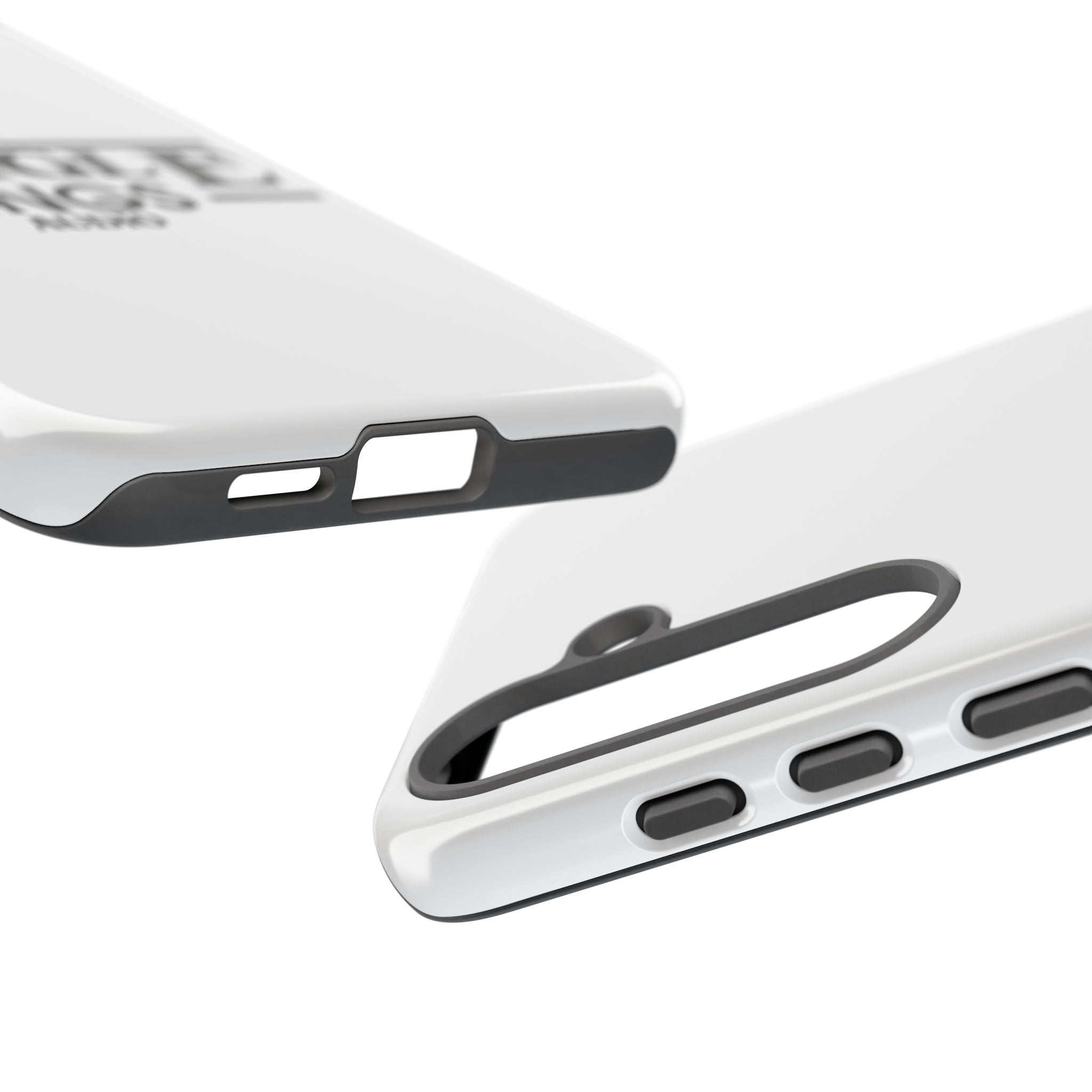 JTA Tough Cases Smartphone White Case Black logo