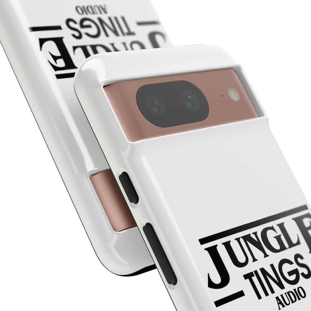 JTA Tough Cases Smartphone White Case Black logo