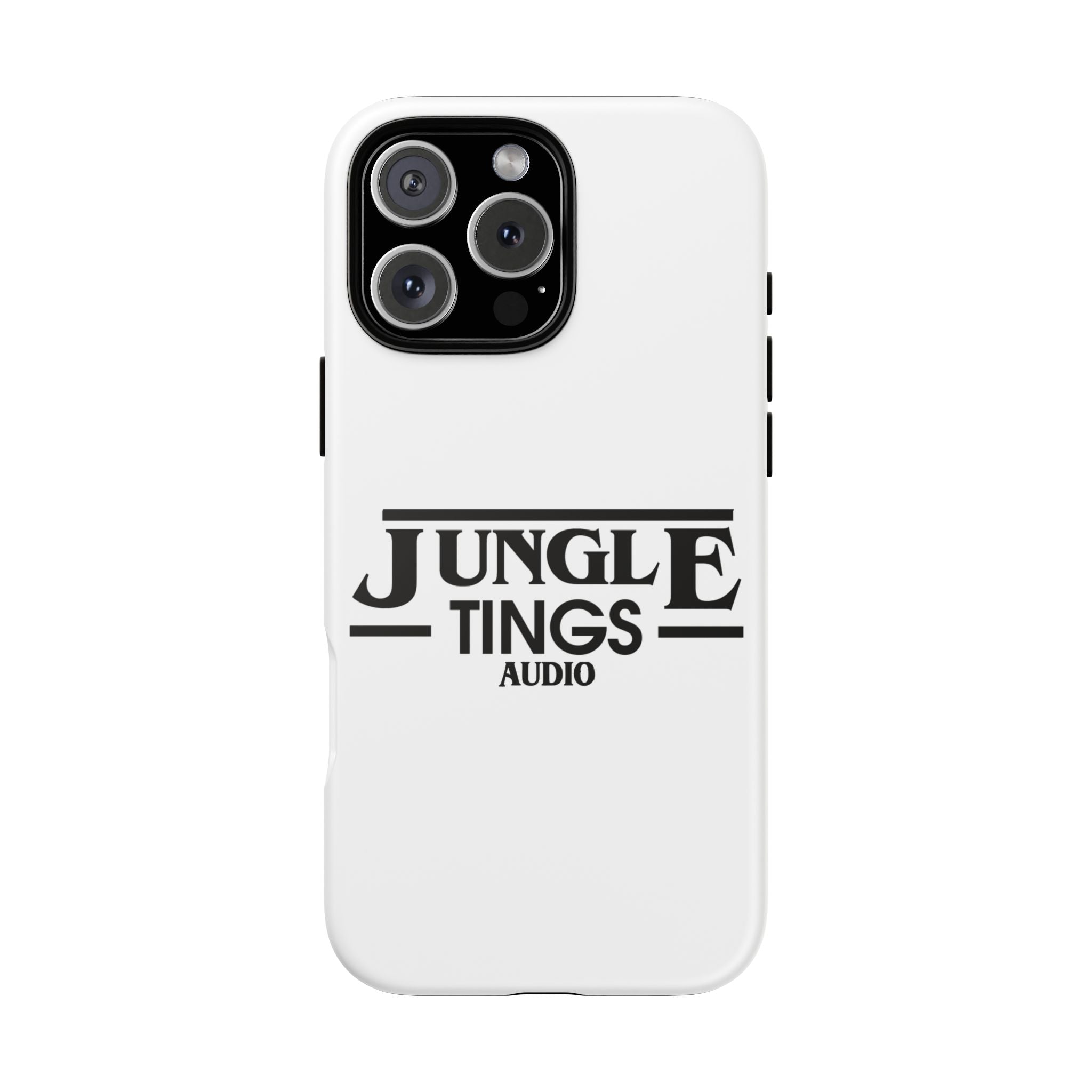 JTA Tough Cases Smartphone White Case Black logo