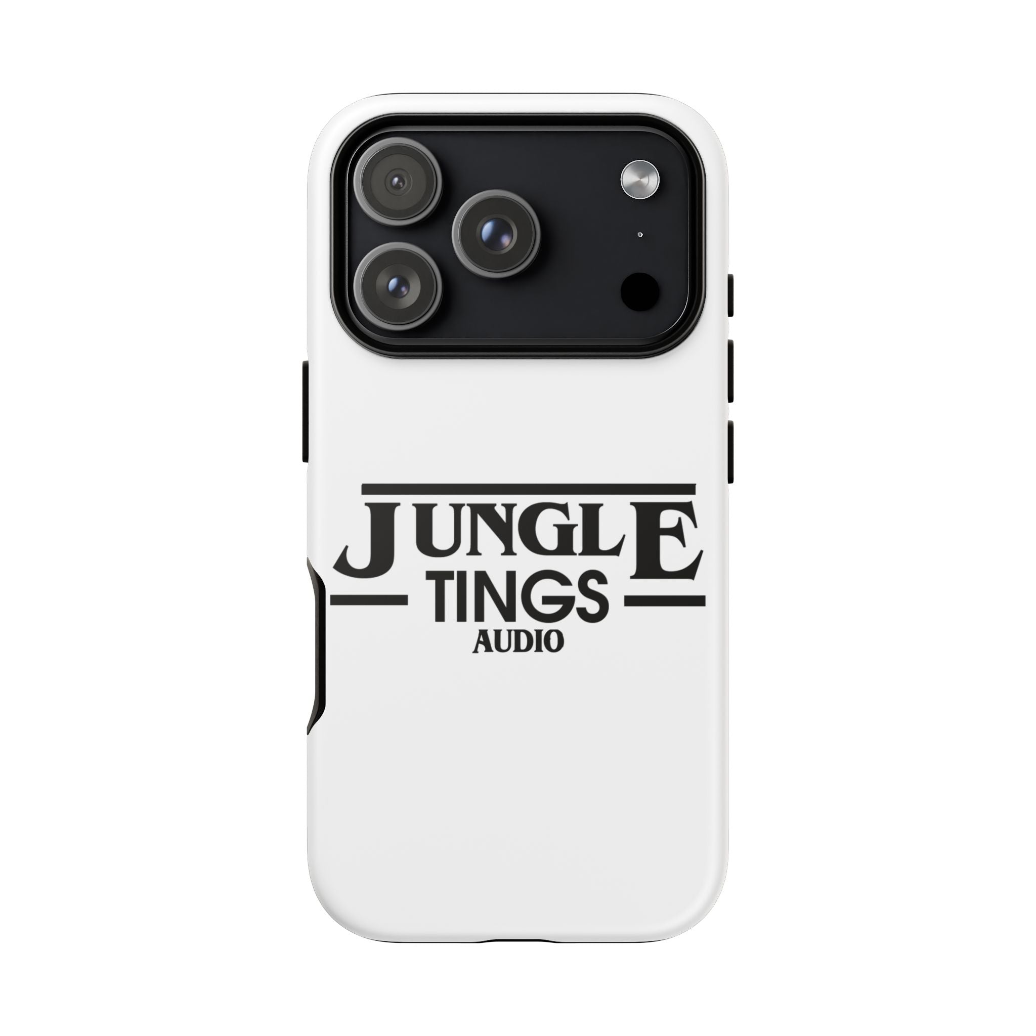 JTA Tough Cases Smartphone White Case Black logo