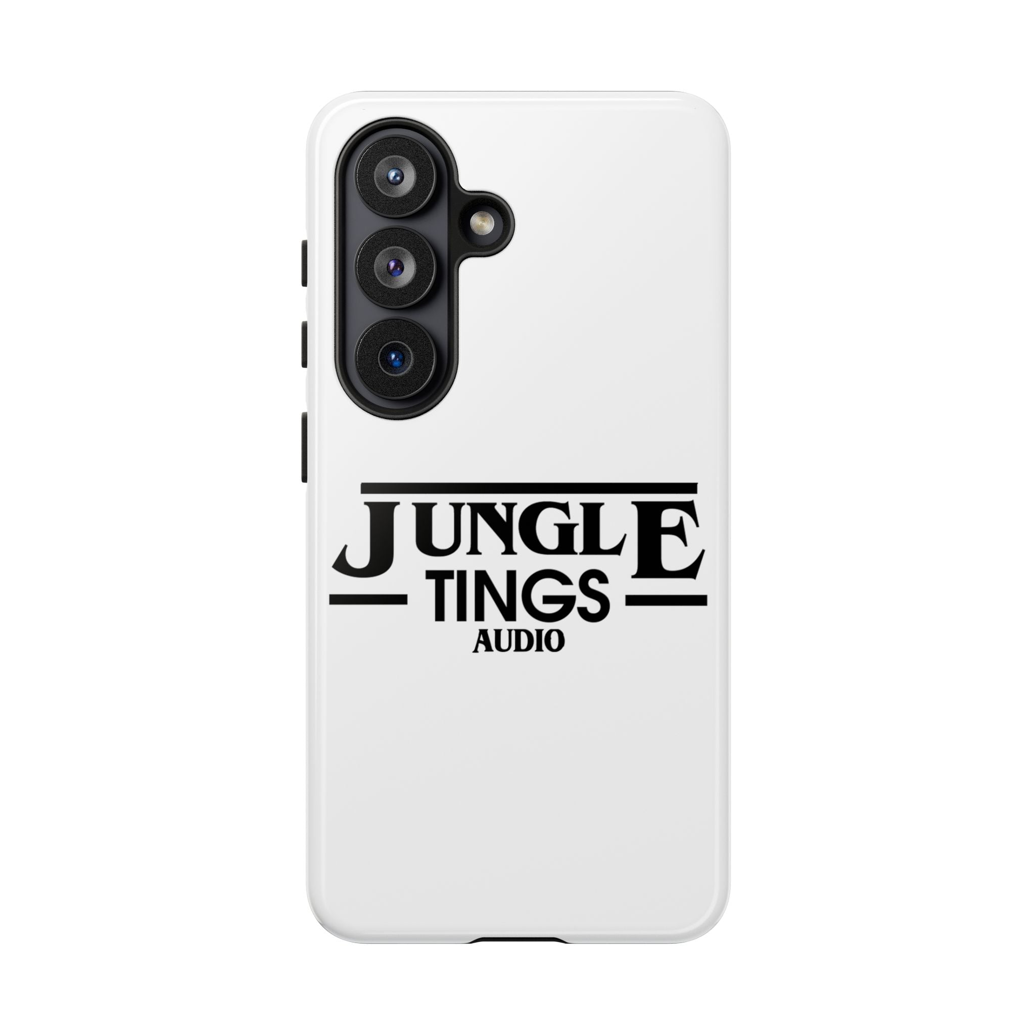 JTA Tough Cases Smartphone White Case Black logo