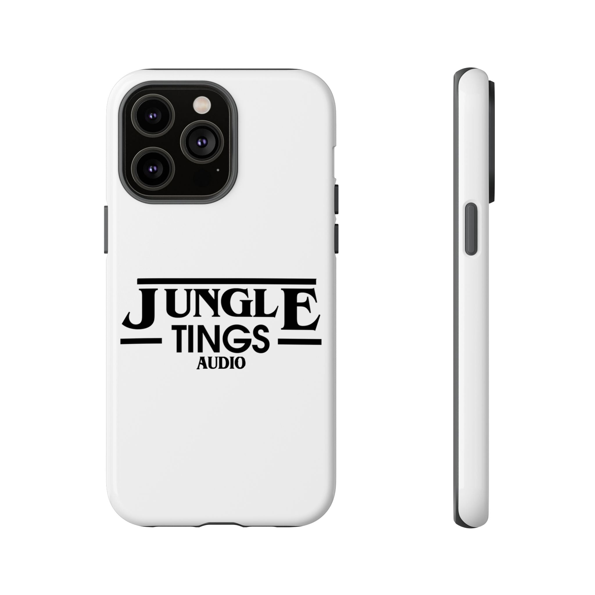 JTA Tough Cases Smartphone White Case Black logo
