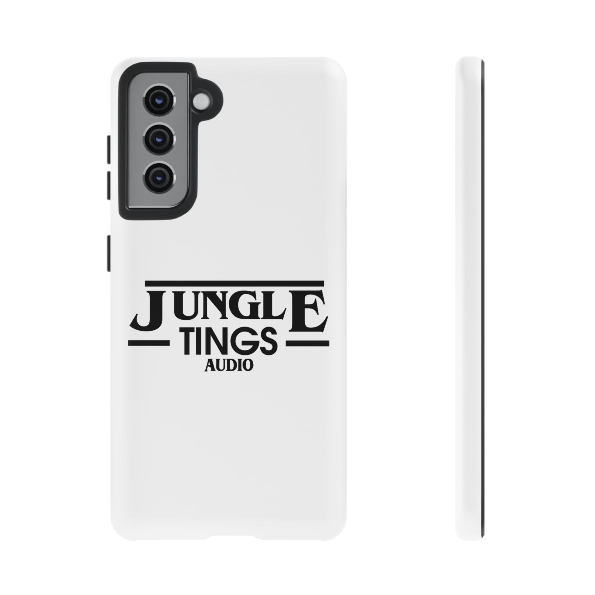 JTA Tough Cases Smartphone White Case Black logo