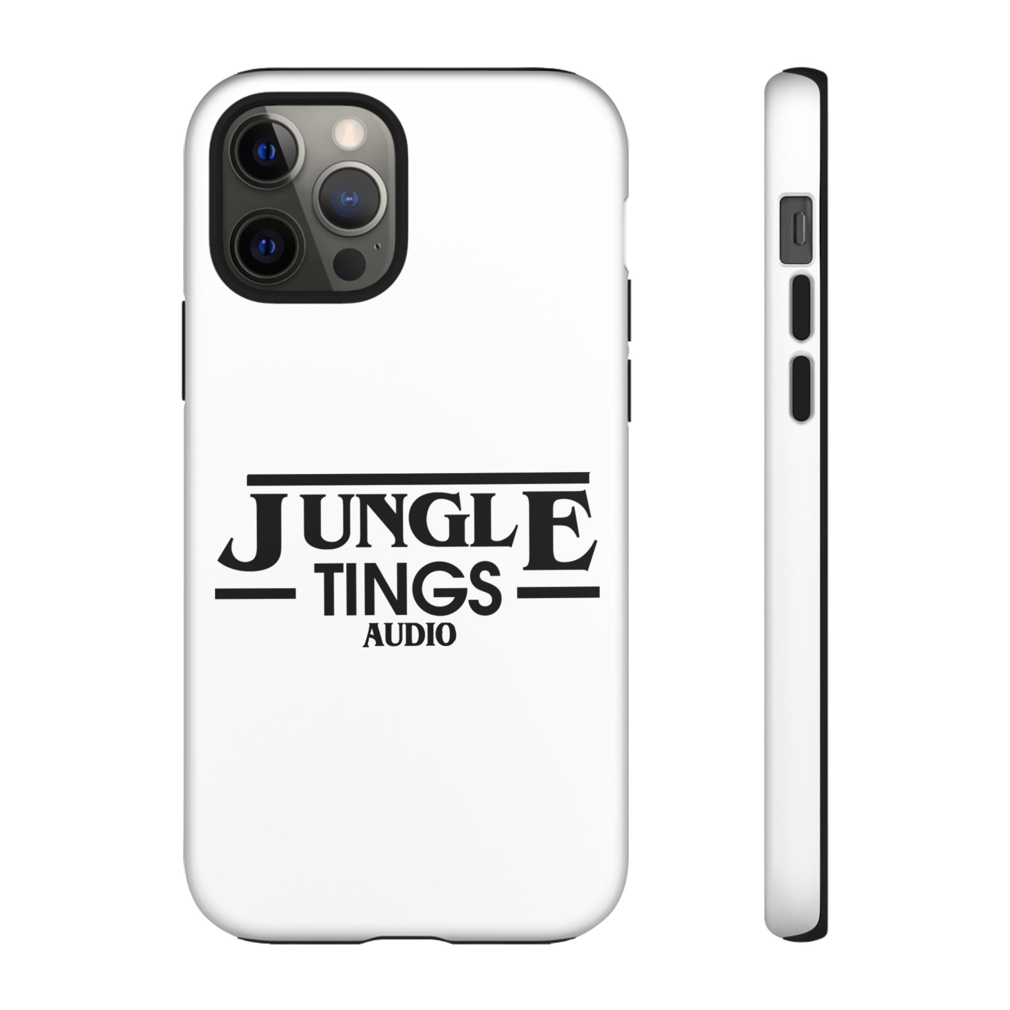 JTA Tough Cases Smartphone White Case Black logo