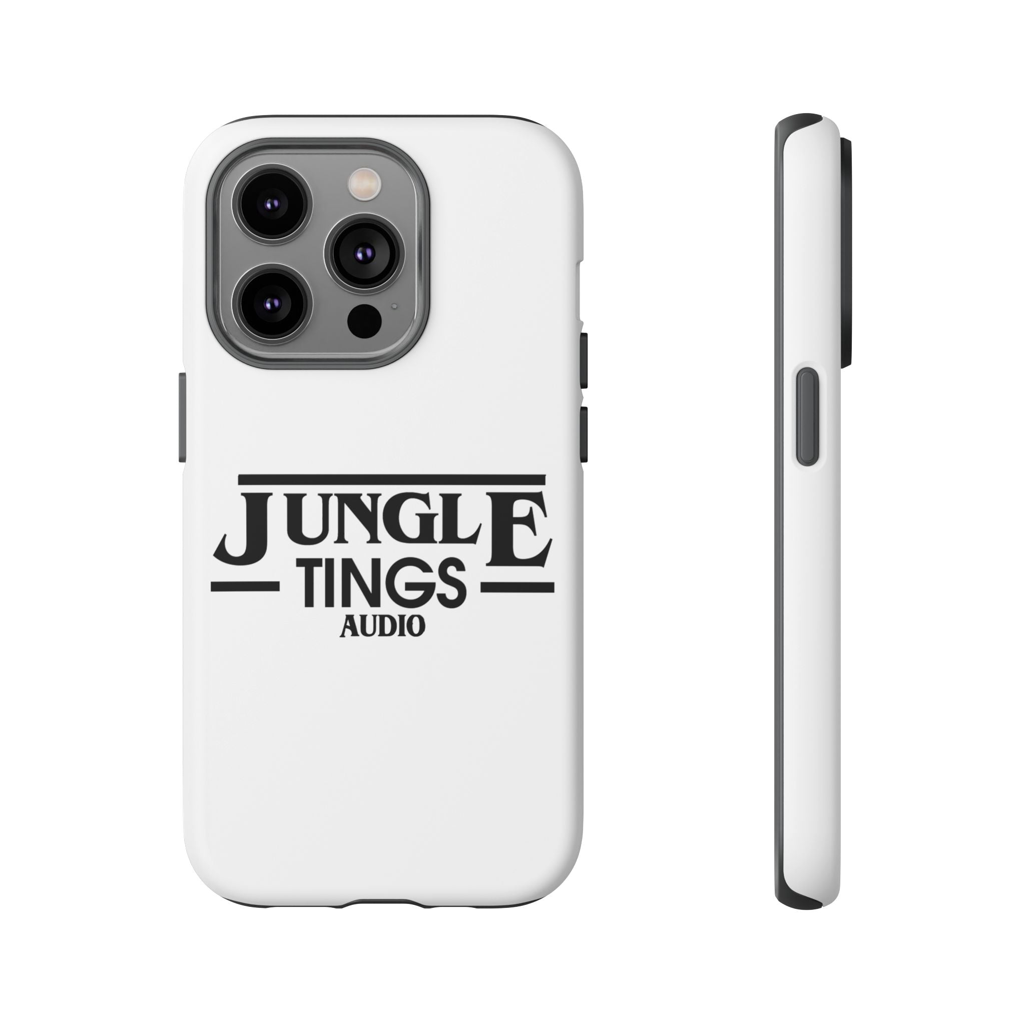 JTA Tough Cases Smartphone White Case Black logo