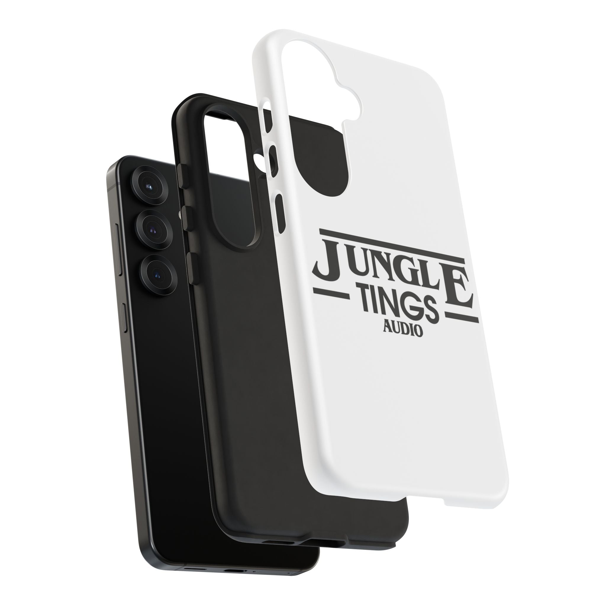 JTA Tough Cases Smartphone White Case Black logo