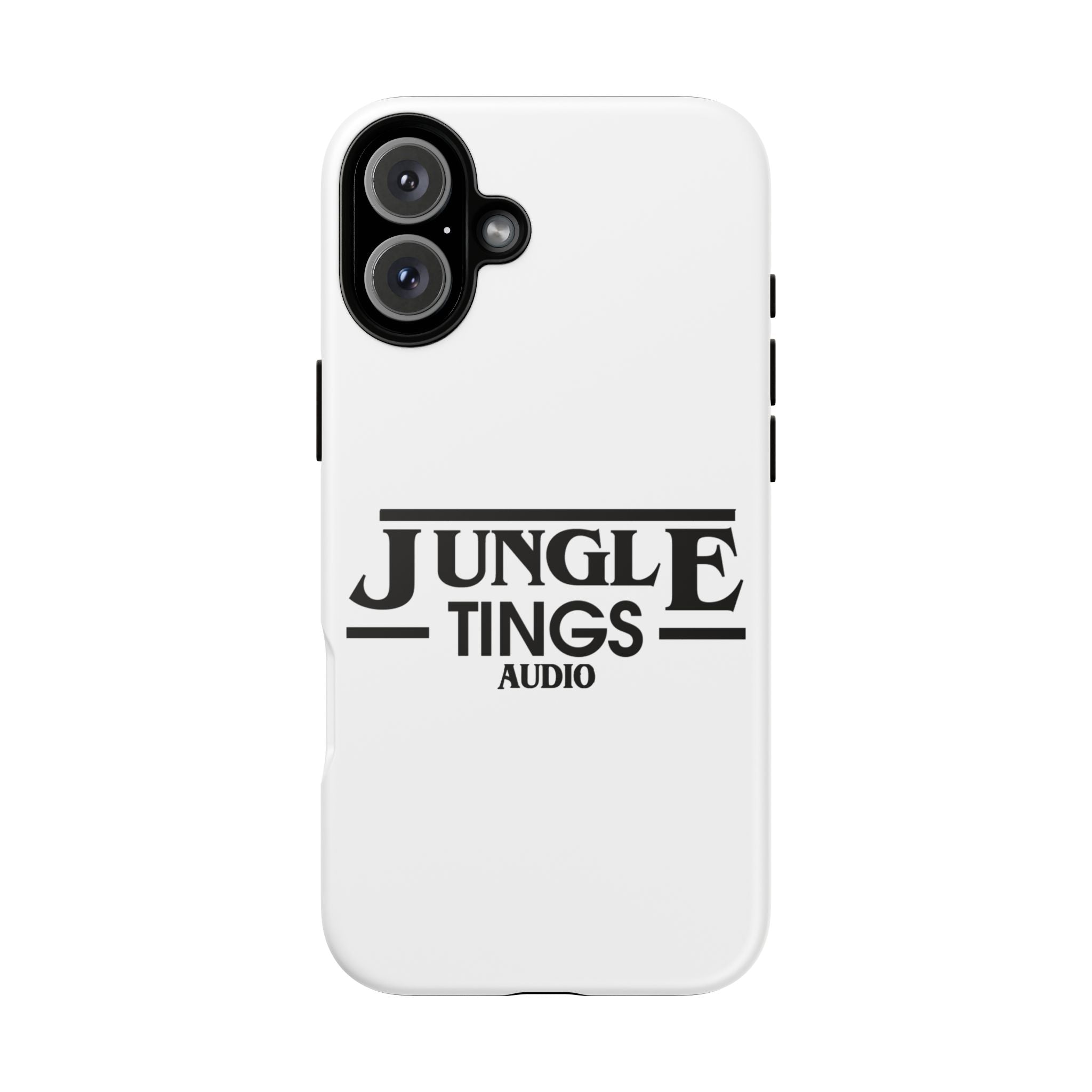 JTA Tough Cases Smartphone White Case Black logo